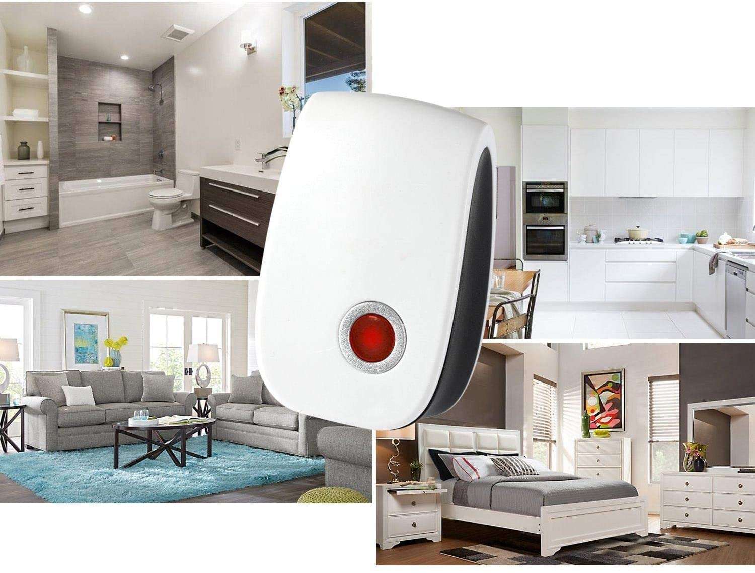 iGADG Ultrasonic Pest Repellent for Mosquitoes, Mice, Ants, Roaches, Spiders, Flies, Bugs - Pack of 4 6