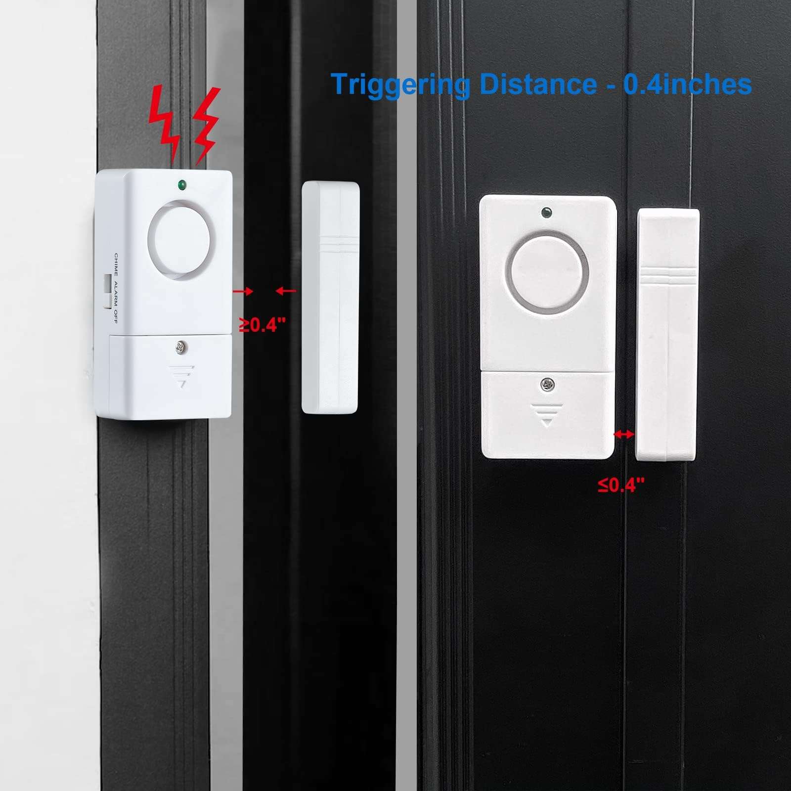 Window Door Alarm for Kids Personal Home Security Alarms with Chime for House, RV, Office, Business Safe 6