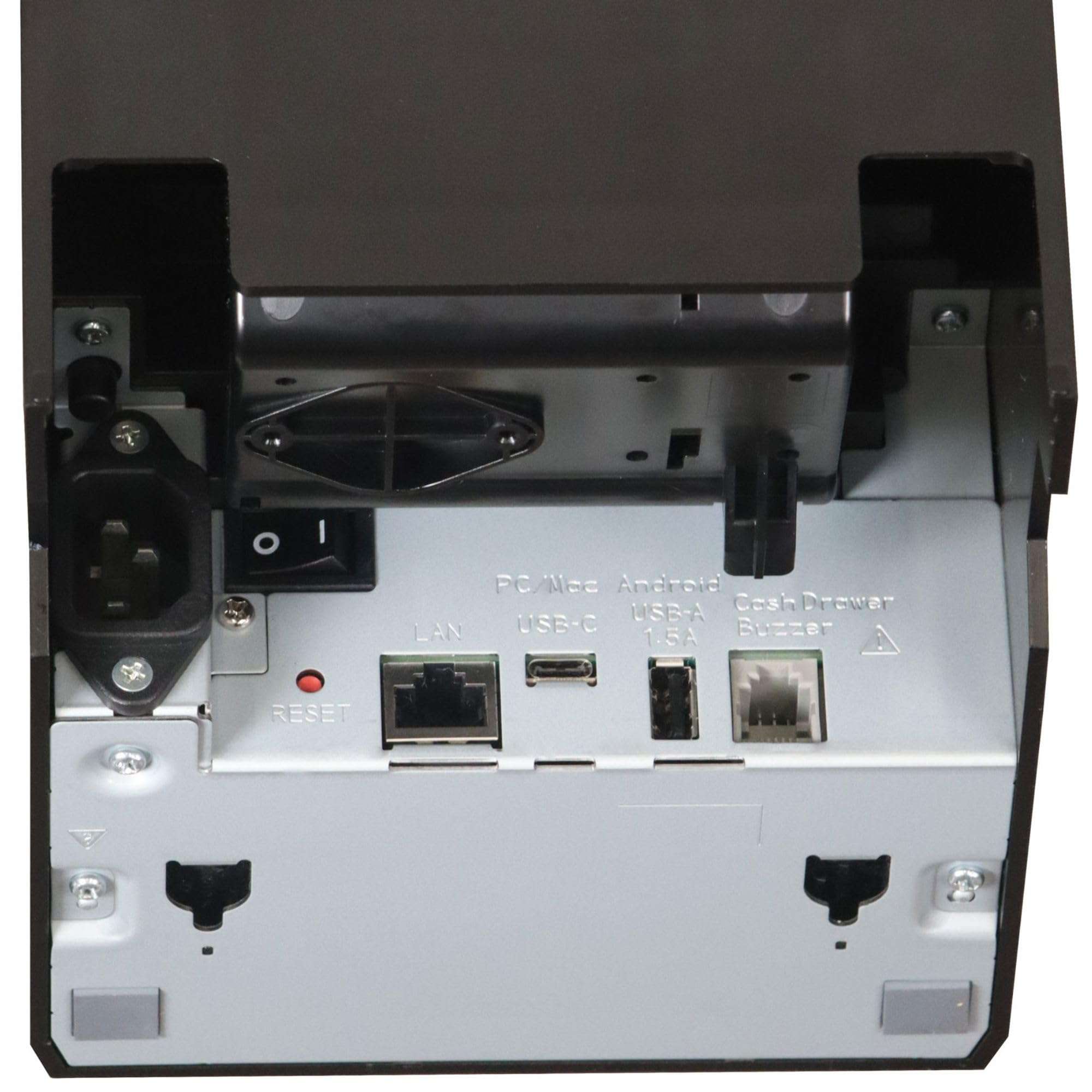 Star Micronics TSP143iV X4 Thermal Receipt Printer - USB-C, Ethernet (LAN), WLAN, Bluetooth, CloudPRNT, Android Open Accessory (AOA), USB Cable Included, Internal Power Supply, Gray 4