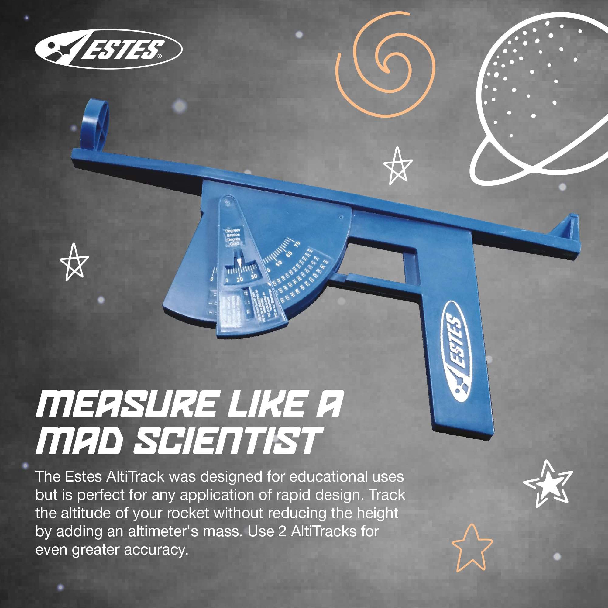 Estes 2232 Altitrack, Model-Rocket Altitude-Tracker Device, Rocket Model Kit Accessories for Ages 10+ 5