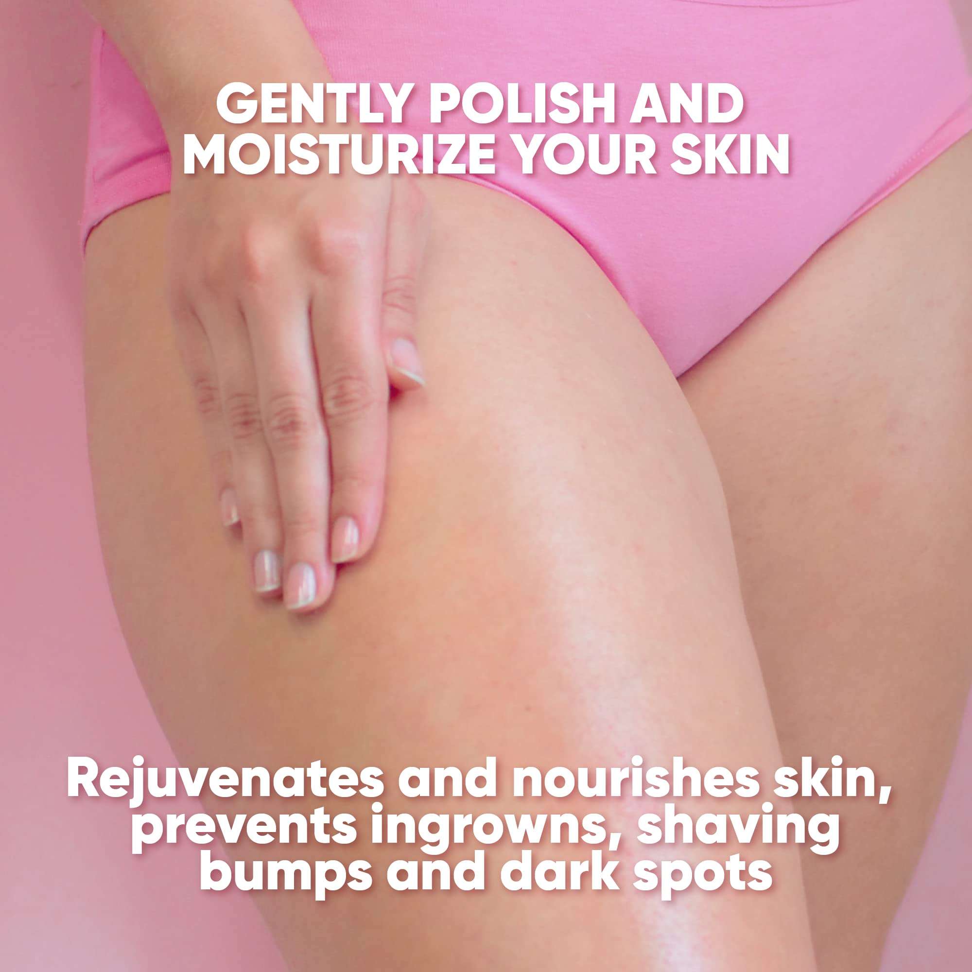 Olivia Buttocks, Legs & Thigh Exfoliator Body Scrub & Moisturizer 5