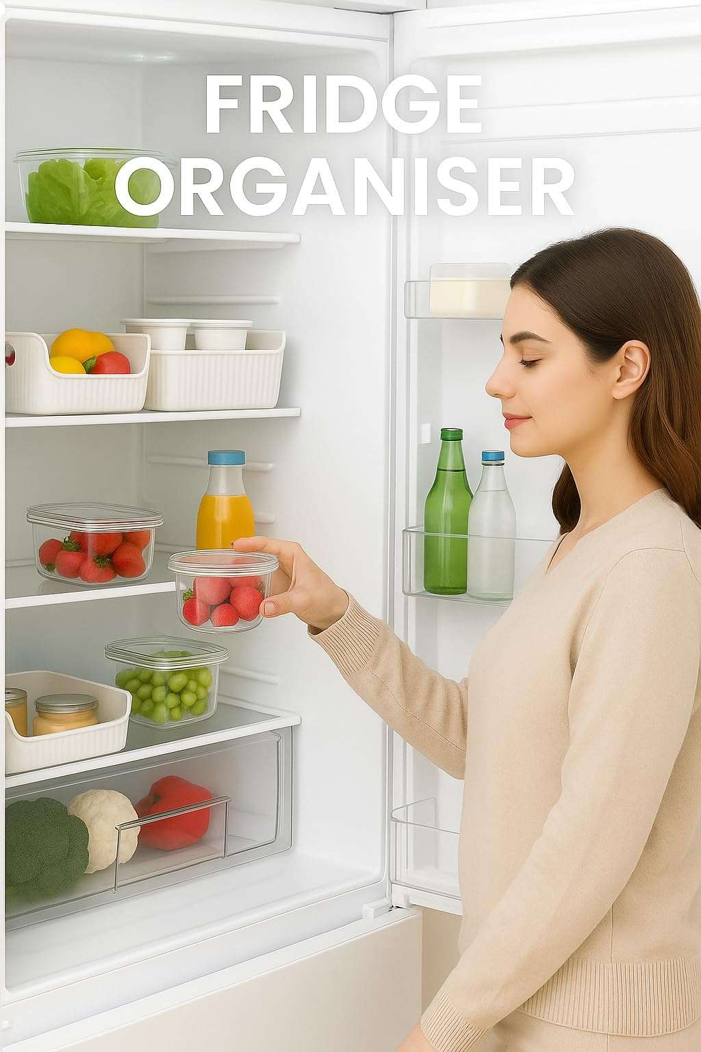 Zuku Storage Box Basket for Storage Plastic Organiser for Storage Bathroom Storage Box Small Plastic Organiser Bathroom Basket Boxes for Toys,Cosmetic,Accessory (White,3Pcs) 4