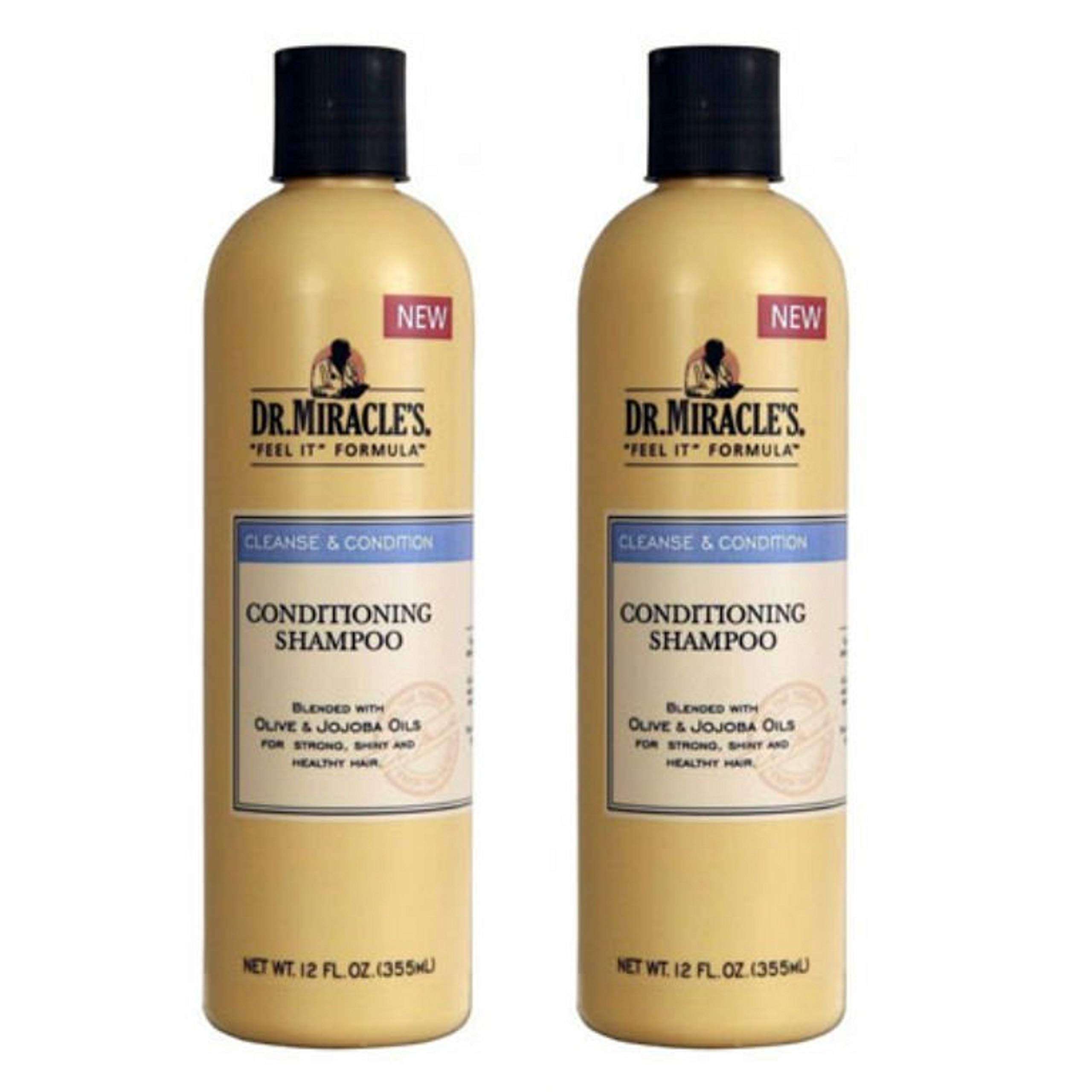 Dr. Miracles Cleanse & Condition Shampoo 12oz (2 Pack)