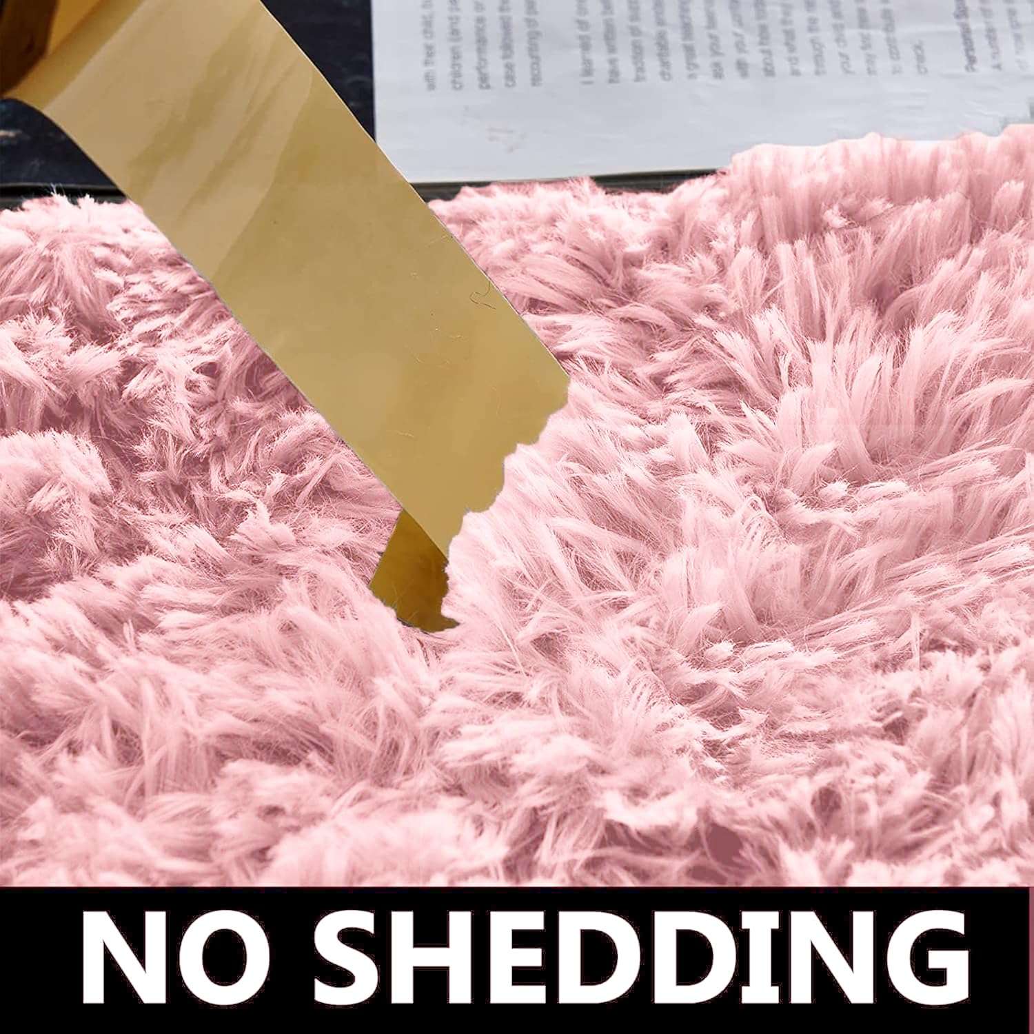 IR Imperial Rooms Shaggy Rugs for Living Room Durable Rectangular Cozy, High Pile Soft Throw Rug Anti Slip Carpets for Bedroom, Kids Home Decor Aesthetic, Nursery (Black, 5x7 Feet) 4