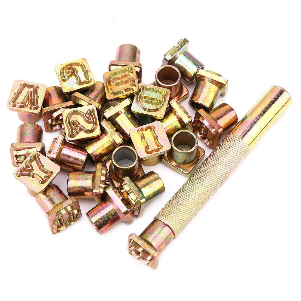Letter Punch, Letters Die Alphabet 26 Letters Craft Marking for Leather Craft Fun Projects Imprinting Metal 5