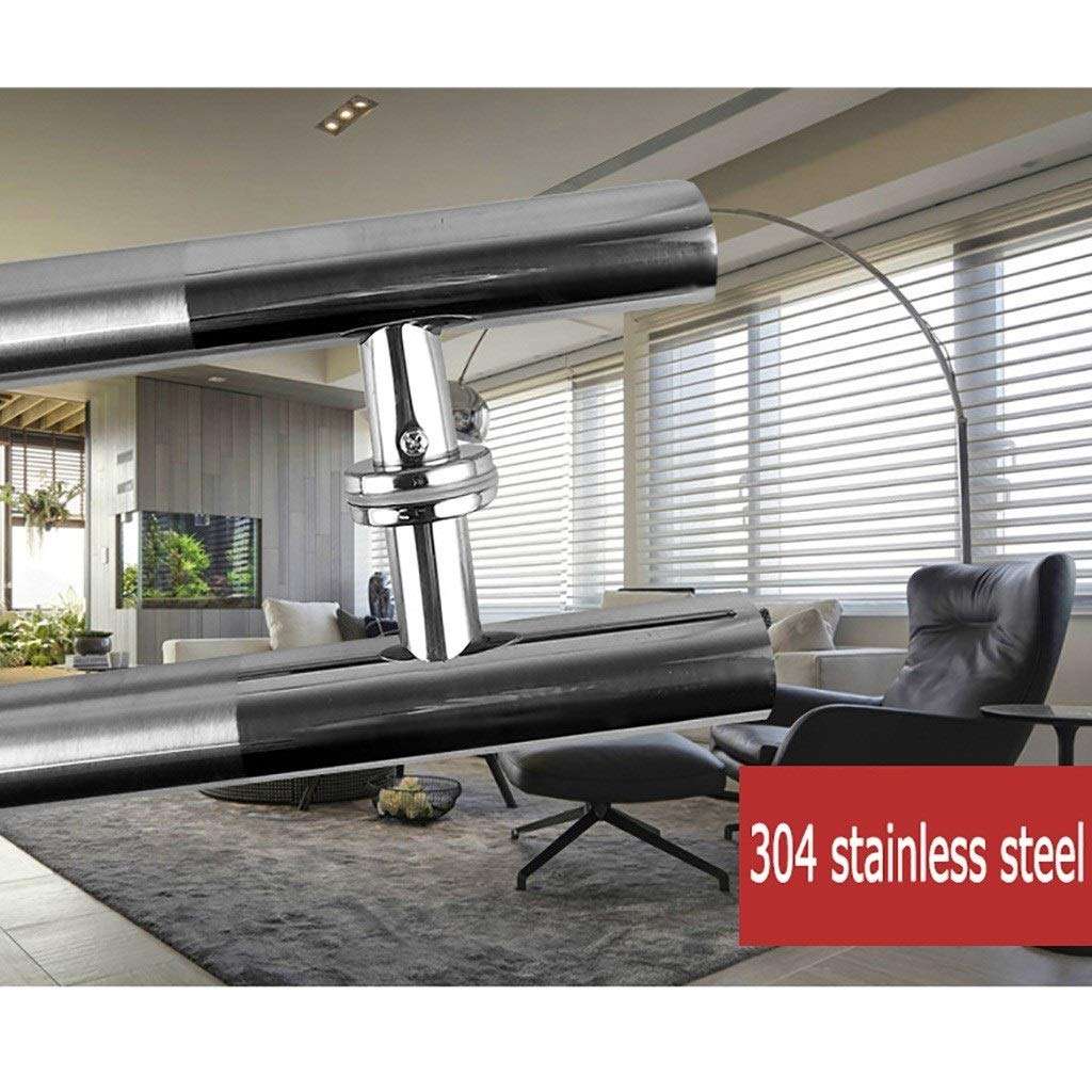 JF-Handrails 304 Stainless Steel Glass Door Handle, Round Tube Sliding Door Handle, Suitable for Wooden Doors/barn Doors, 14 Sizes (Size : 38×1200×800mm) 4