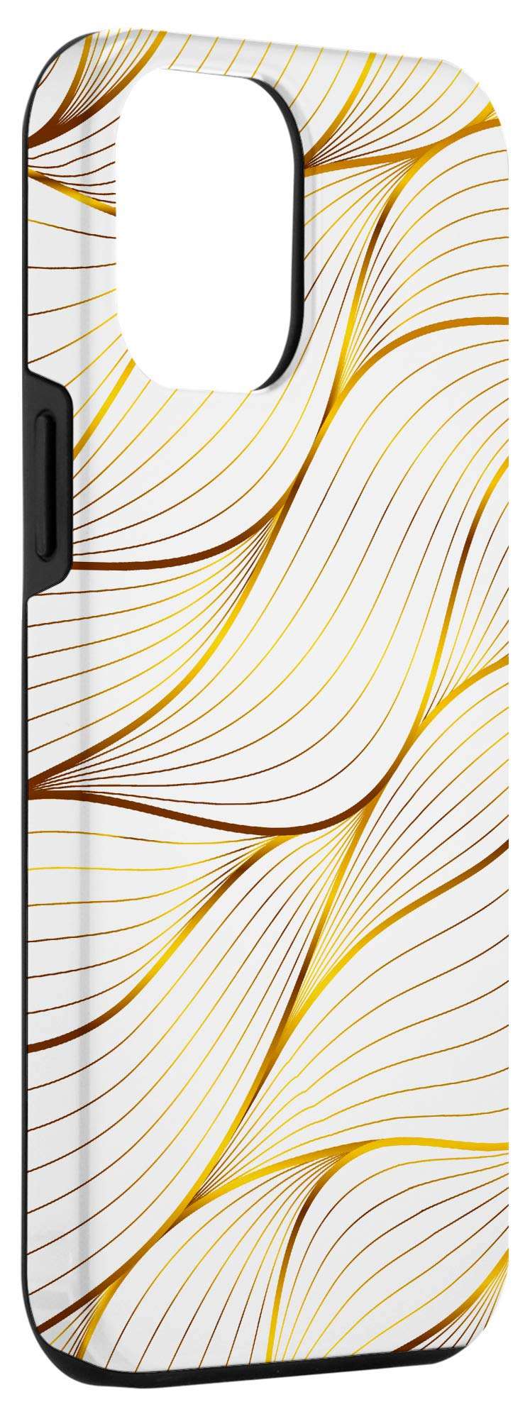 iPhone 12 Pro Max Luxury gold phone case, Gold inscriptions case Case 3