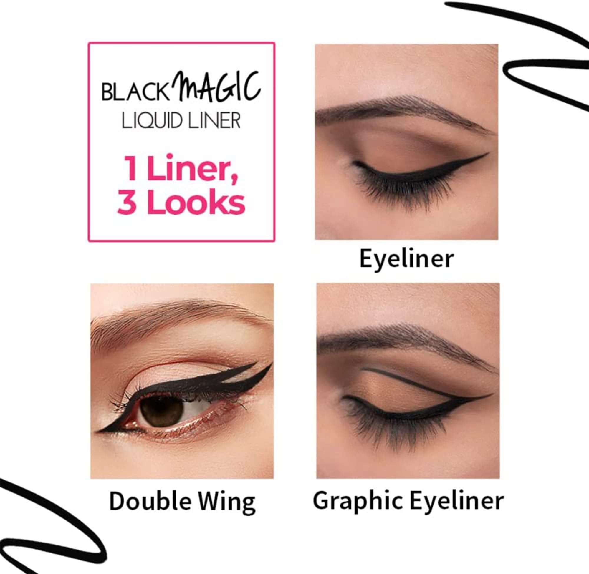 Nykaa Black Magic Liquid Eyeliner - Super Black 01 3