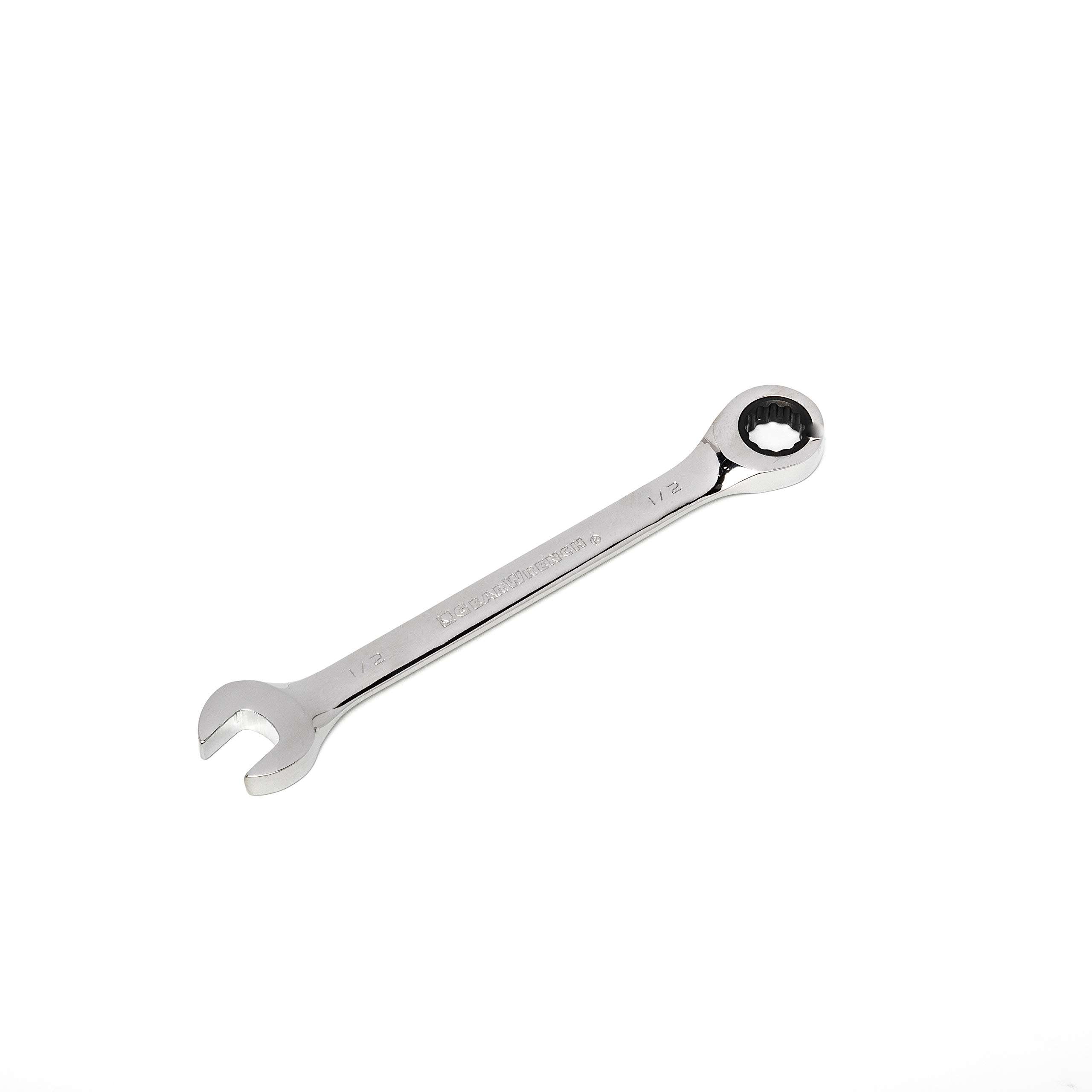 GEARWRENCH 12 Pt. Ratcheting Combination Wrench, 1/2" - 9016D 1