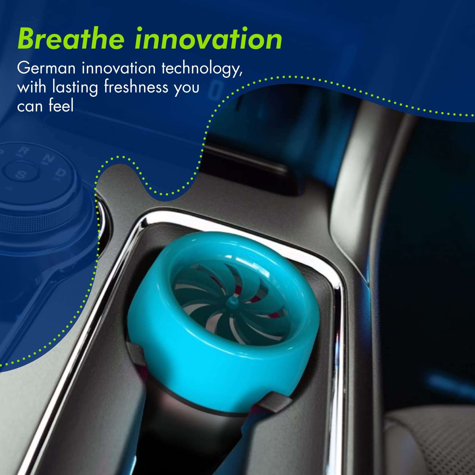 Absorbia Aviator Car Gel Air Freshener -Pack of 48(125g X 48) with fragrance of Blue Wave & Tropical Joy |with intensity regulator for stronger or lighter fragrance|Water based,low VOC and pDCB free… 4