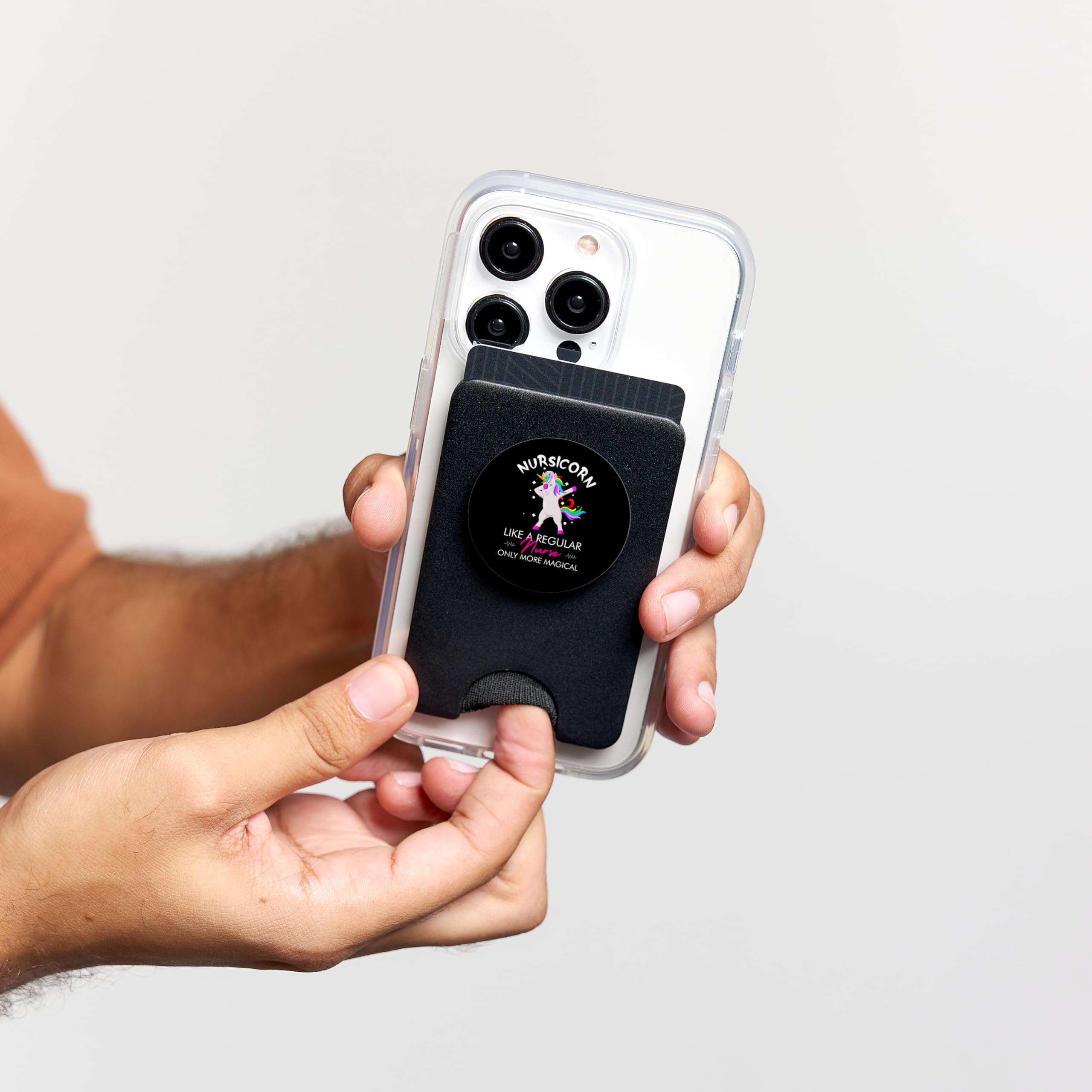 Nursicorn Regular More Magical Unicorn Nurse Funny Nurses PopSockets PopWallet for MagSafe 6