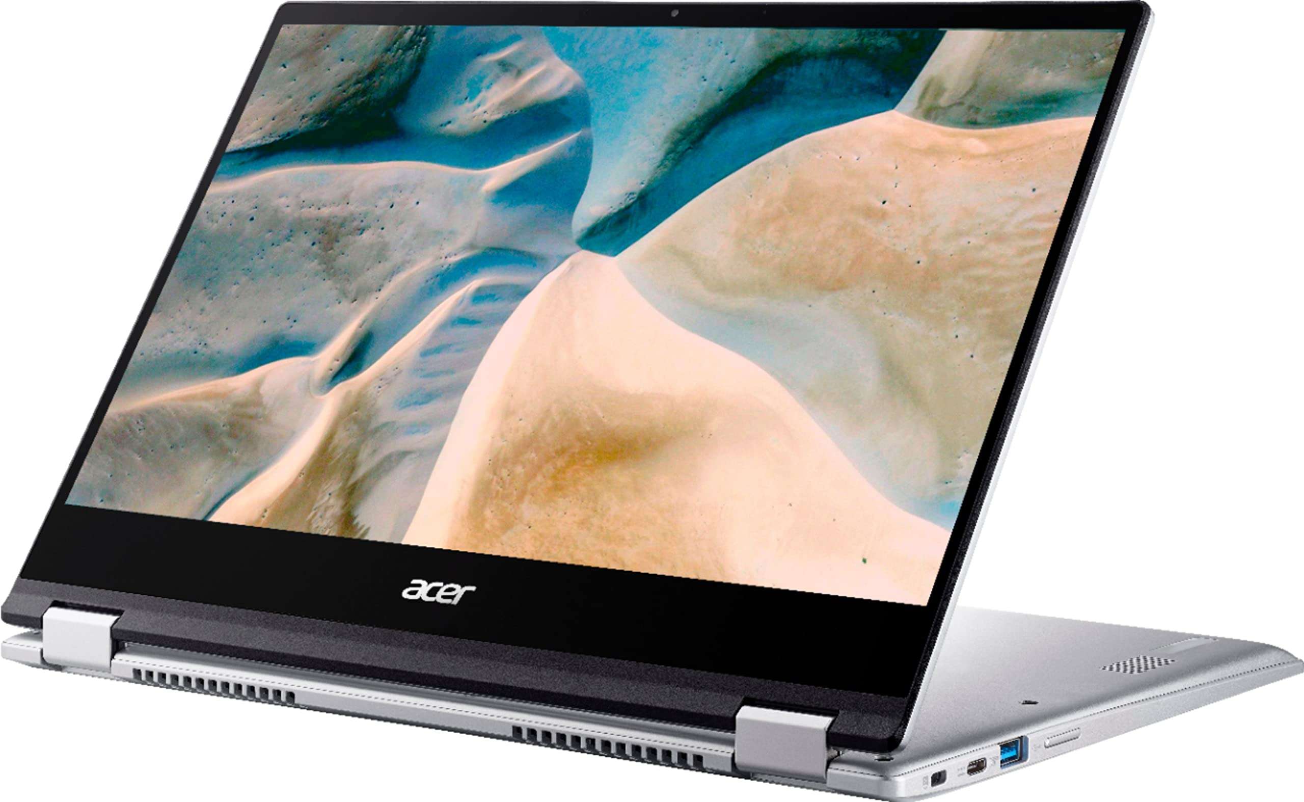 acer 2022 Chromebook Spin 514 2-in-1 Convertible Laptop, 14" FHD Touchscreen, AMD Ryzen 3 3250C Processor, 4GB RAM, 64GB eMMC, USB-C, 10+ Long Battery Life, Backlit KB, Chrome OS, YSC Accessory 6