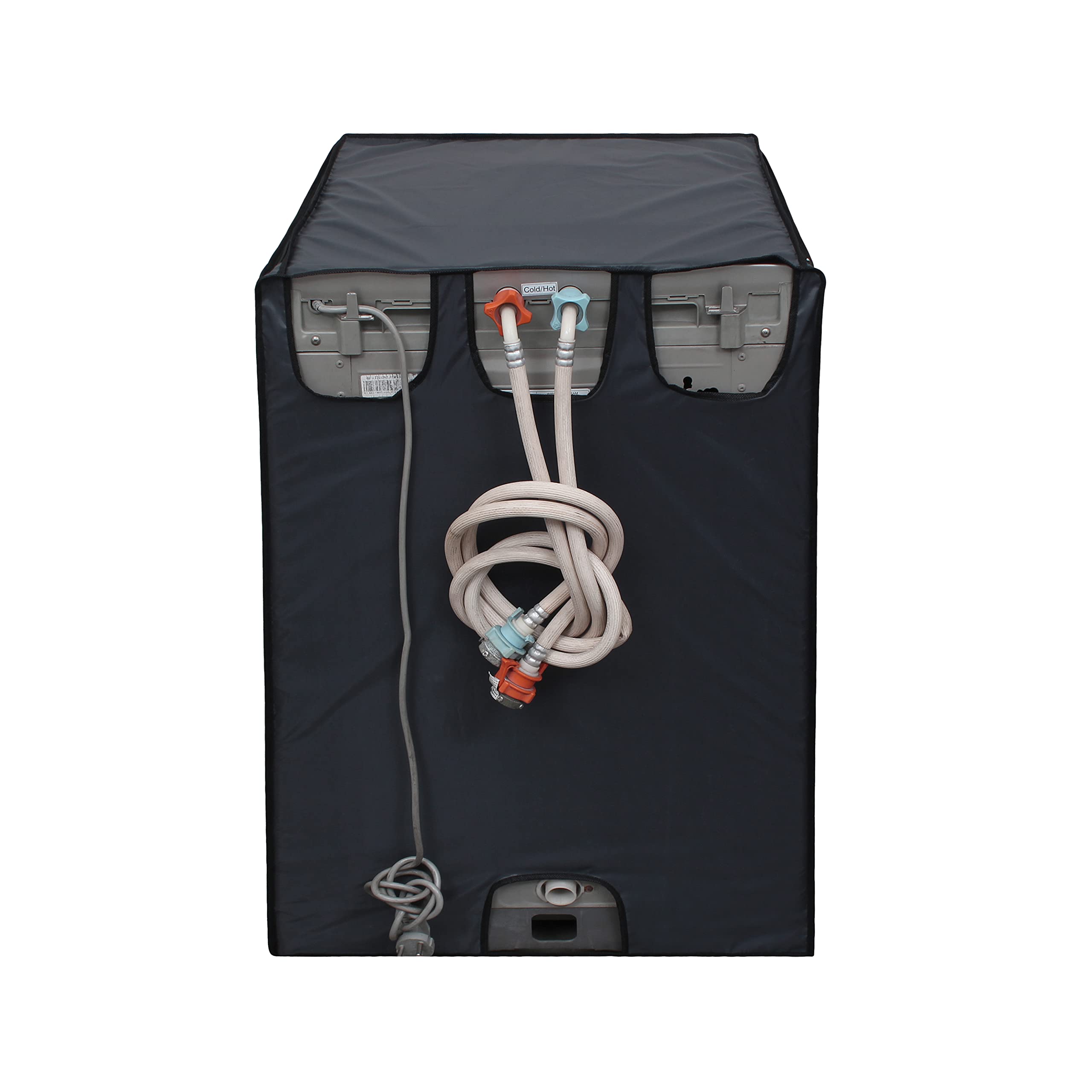 Wings Star Washing Machine Cover for Bosch 8 Kg Fully-Automatic Front Load WAJ24267IN - Waterproof & Dustproof Cover Grey 6