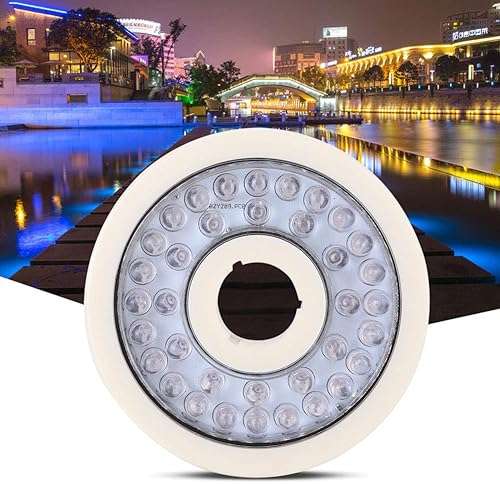 Yosoo Underwater Light, 140mm 36LED 24V Colorful Underwater Light LED Fountain Lamp IP68 Full Sealing LED Underwater Light for Landscape Lighting Decoration 3