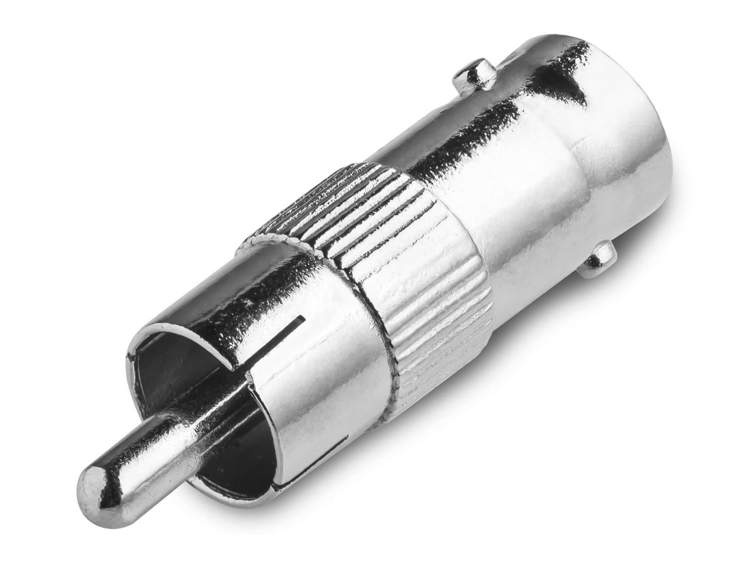 Pack of 6 BNC RCA Cable Electronics Adapter: Nickel Plated Female to Male Connector for DVR, Satellite TV, CCTV, and Security Camera Systems - MAXIMM 3