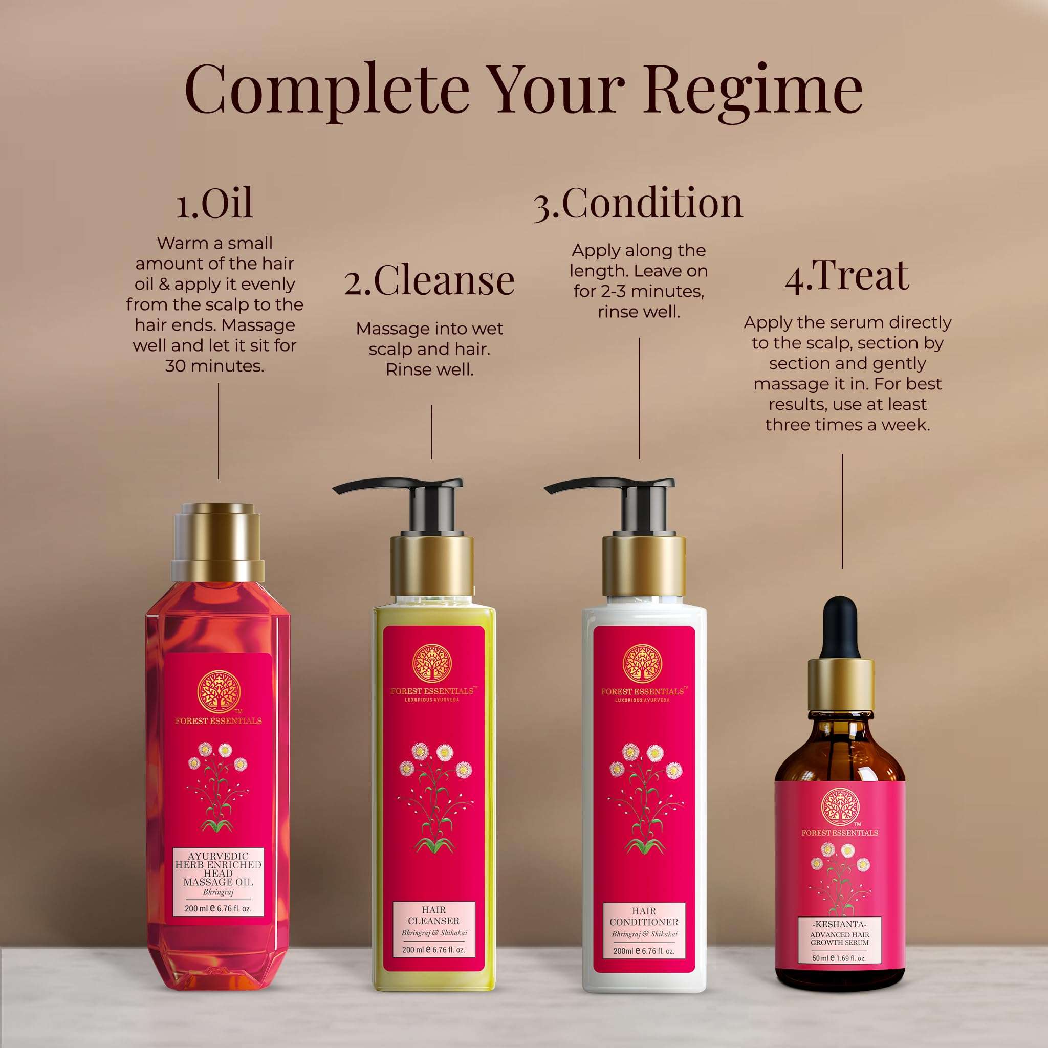 Forest Essentials Keshanta Advanced Hair Growth Serum | With Redensyl & AnaGain | Ayurvedic Hair Loss Treatment | Natural Hair Growth Oil | Scalp Serum for Hair Growth 5