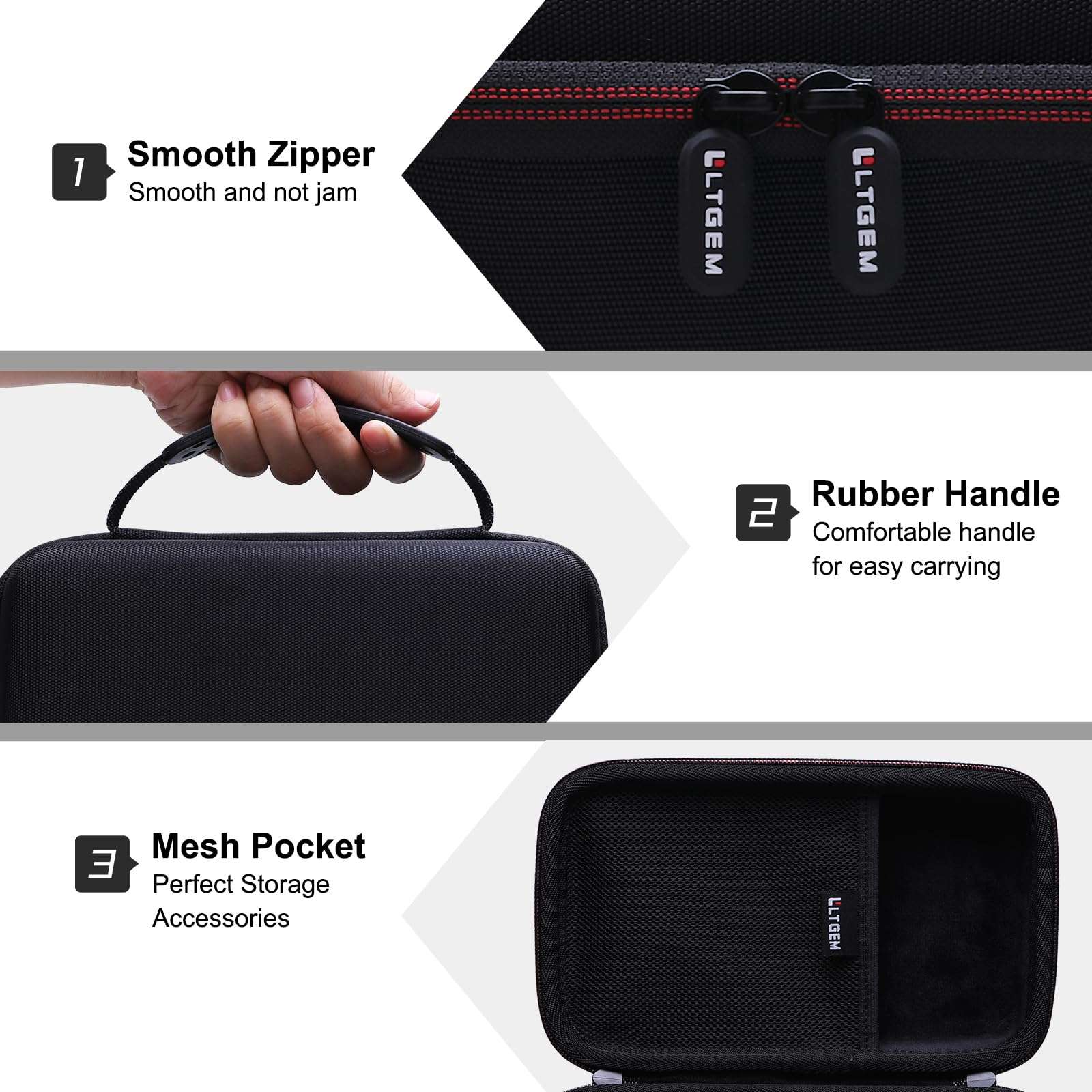 LTGEM Case Compatible with Ultimate Ears EVERBOOM Portable Speaker, Black 4