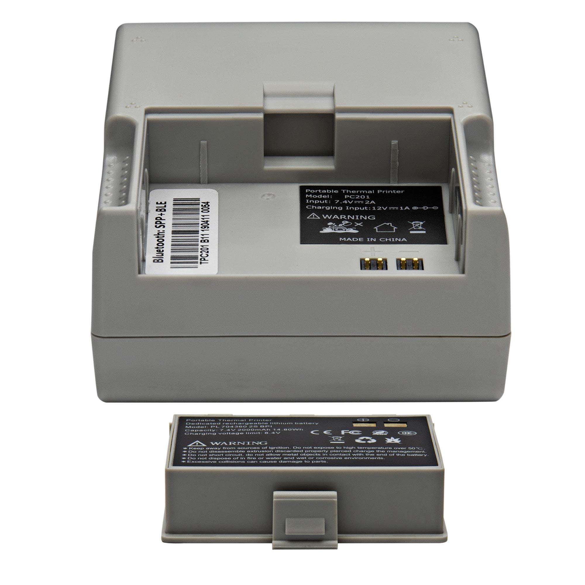 Affordable Thermal Receipt Printer, Android Bluetooth Mobile Printer with Auto Cutter, 2 Inches 58MM Printer with Belt Pouch for Business ESC/POS, Does Not Support iOS Devices Square 6