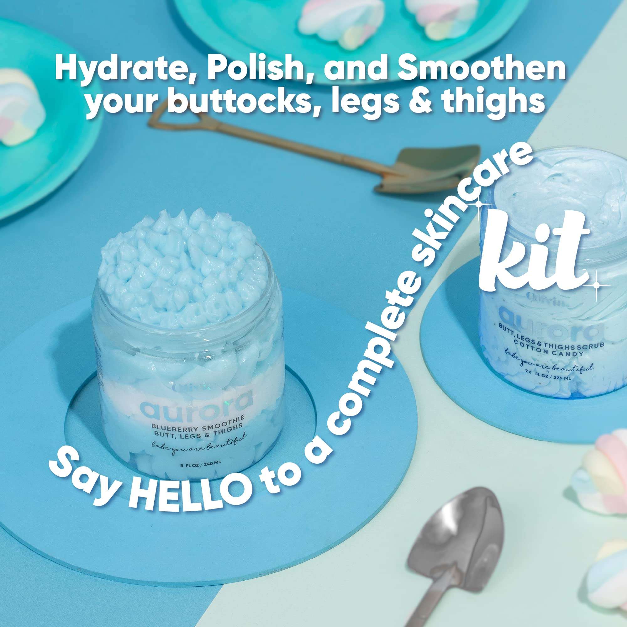 Olivia Buttocks, Legs & Thigh Exfoliator Body Scrub & Moisturizer 3