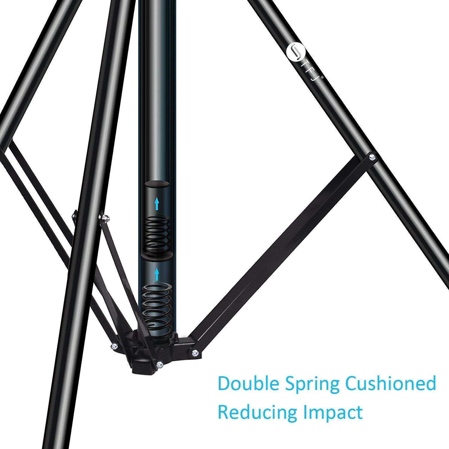 CanadianStudio Pro 8.5' Air Cushioned Heavy Duty Light Stand with All Metal Locking Collars Photo Studio Lighting Stand for Monolight Flash Light Speedlite 5