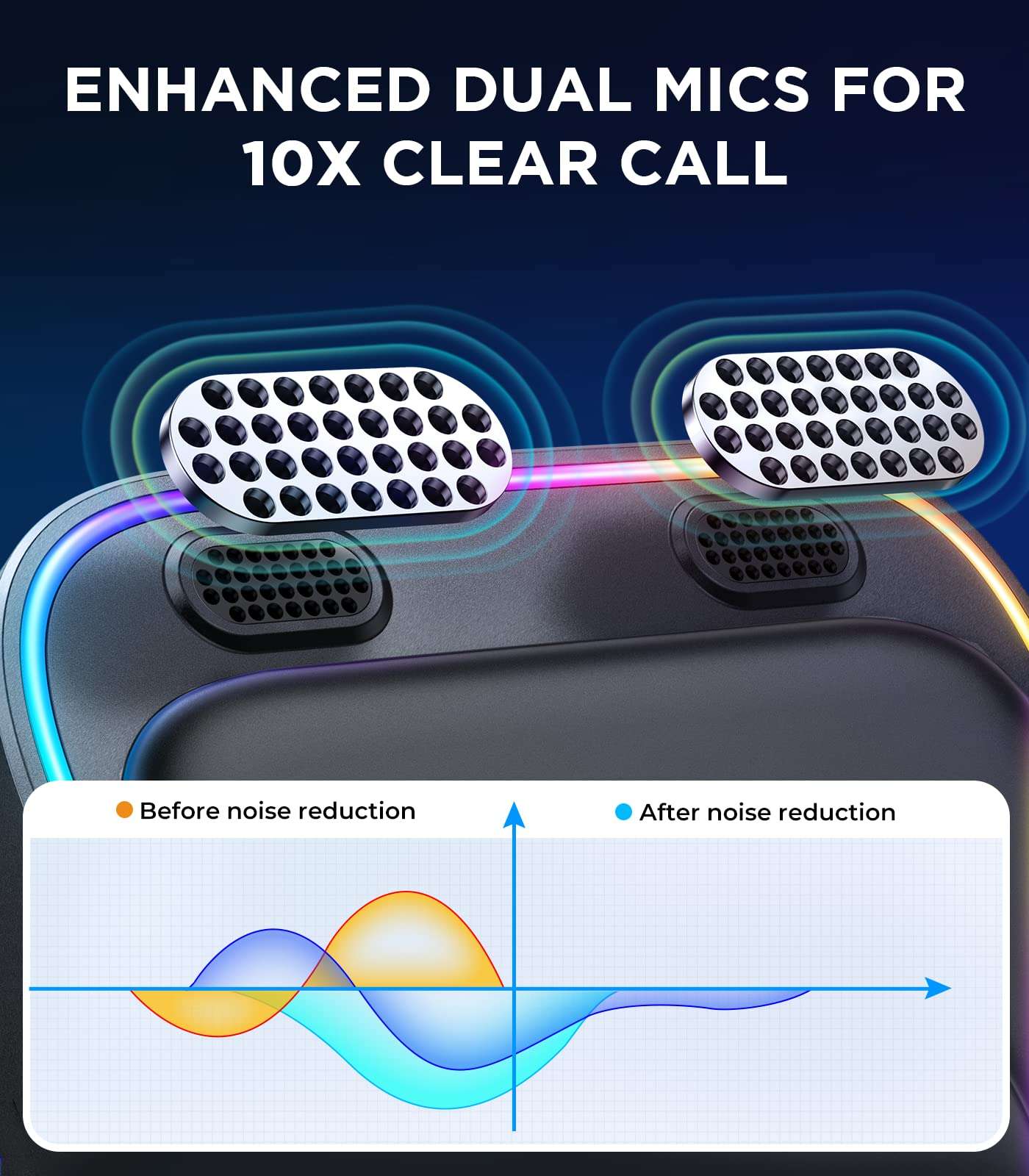 JOYROOM Bluetooth 5.4 AUX Car Adapter[2025 Upgrade] [Stronger Dual Mics& Noise Cancellation] [Multifunction Button& Plug-and-Play] Bluetooth Receiver for Car Music/Hands-Free Calls/Stereo Audio, Black 3