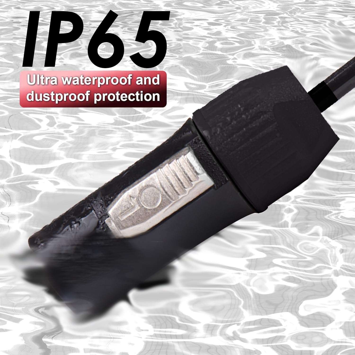 Kakabubble Waterproof Locking Female PowerCon 20A IP65 Outdoor Protection Chassis Connectors, Heavy-Duty UV-Resistant, Pack of 4 (Plug) 3