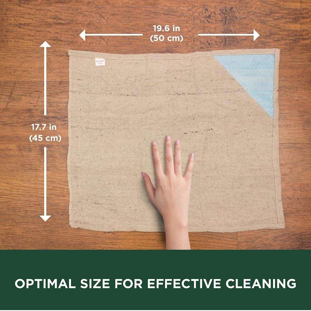 Scotch-Brite Plastic Combo (Floor Squeegee 40cm + Floor Cloth Pochha-1N), Green 4