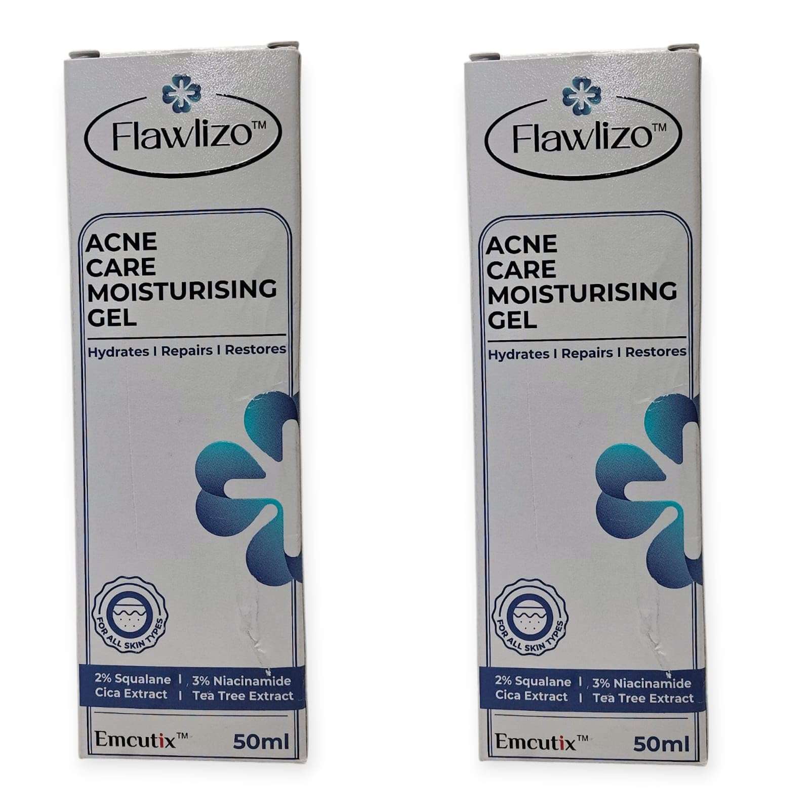 flawlizo acne care moisturising gel 50ml (PACK OF 2 * 50ML) 1