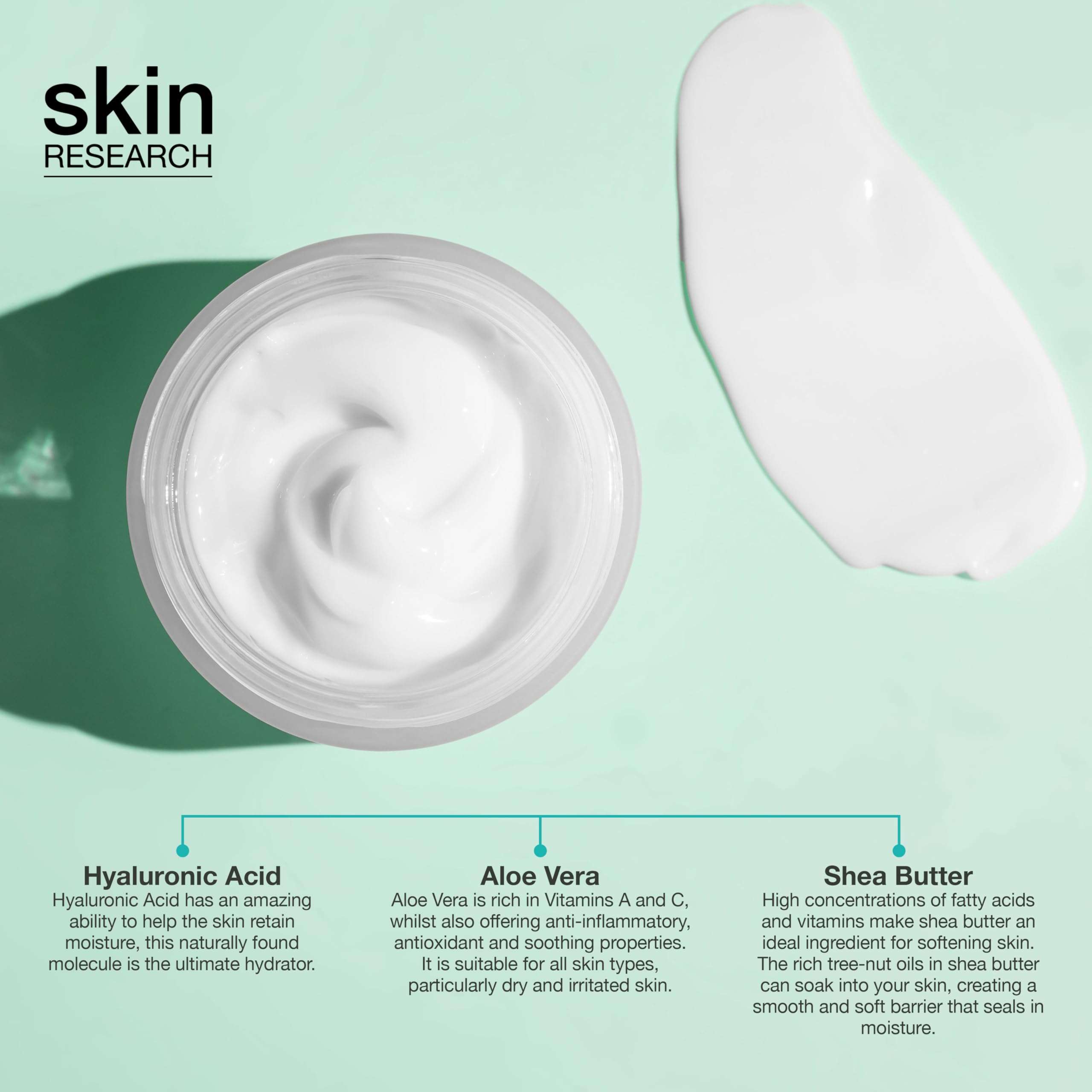 Skin Research Pro Hyaluronic Acid Night Cream 1.69 fl oz 3