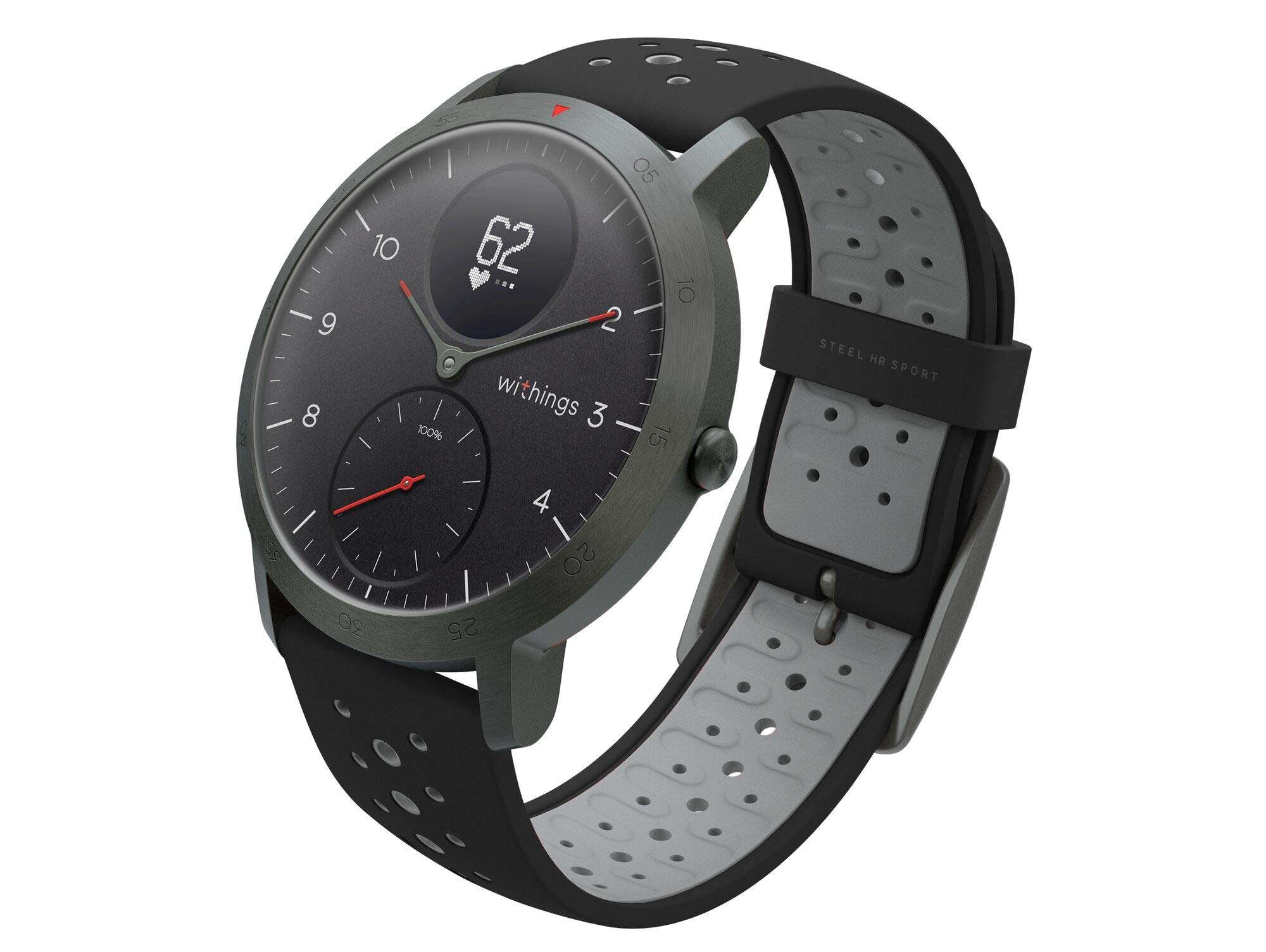 Withings Steel HR Sport Hybrid Smartwatch (40mm) - Activity, Sleep, Fitness and Heart Rate Tracker with Connected GPS, Smart Notifications, Water Resistant with 25-Day Battery Life 2