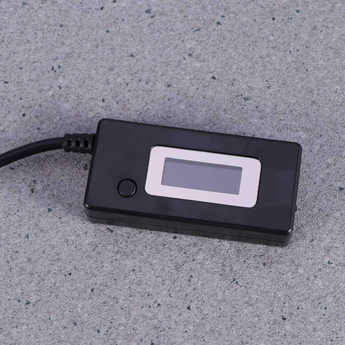 ULTECHNOVO Voltage and Current Monitor USB Chargers Car USB Voltmeter Multimeter with USB Output Voltmeter with USB Charger Car Charger USB Voltage Tester Detector LCD 2