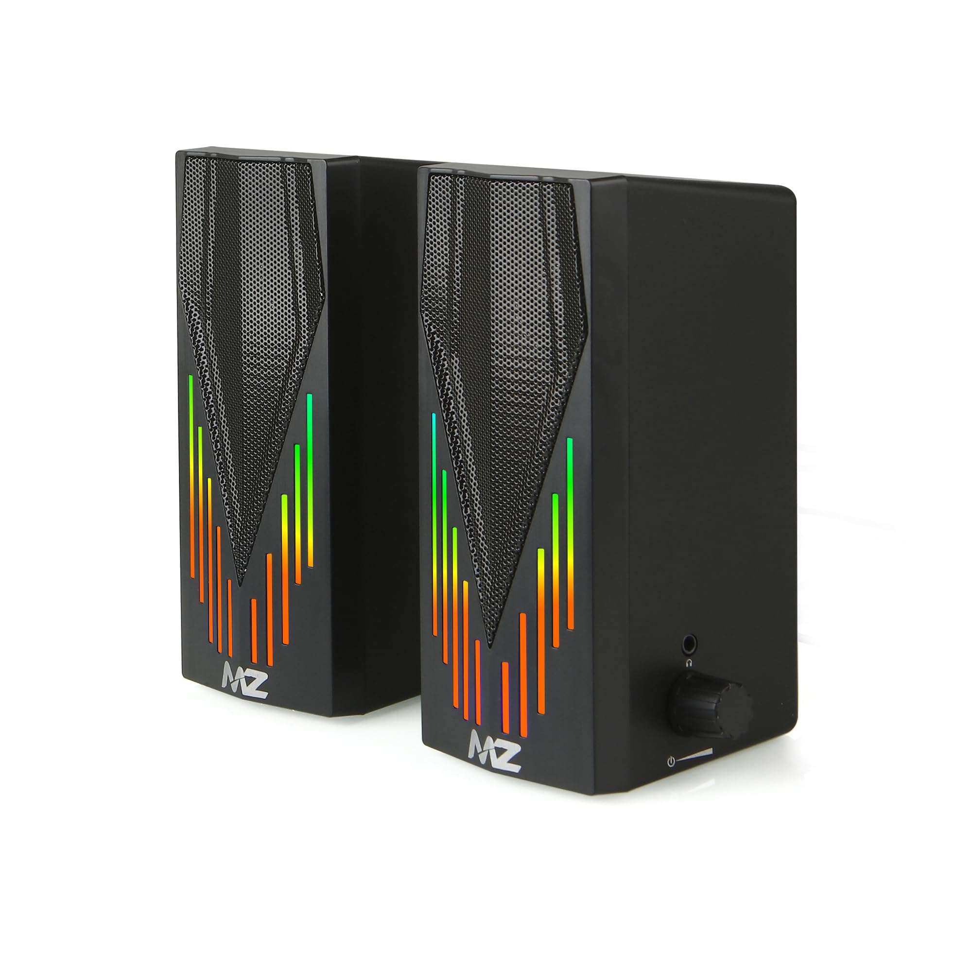 MZ X315 (Desktop Speaker) 2.0 Multifunctional Colorful Digital Speaker with RGB LED, 6W Power 4