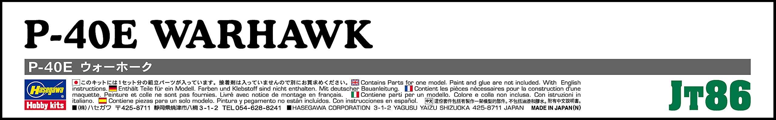 Hasegawa 1/48 P-40E Warhawk 5