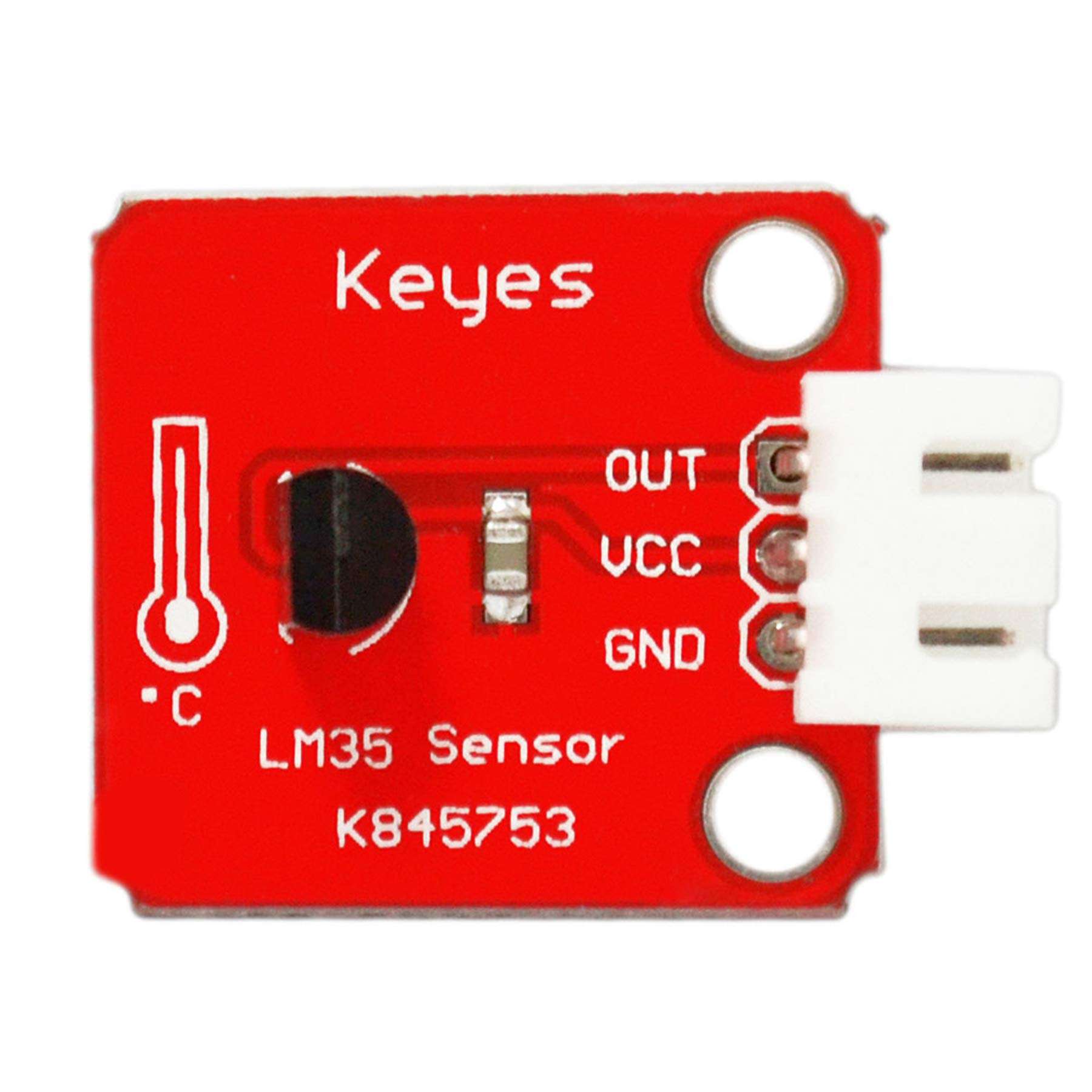2 Pcs LM35 Linear Temperature Sensor Module 0~100℃ for Arduino Raspberry pi Micro:bit detect Ambient air Temperature 5