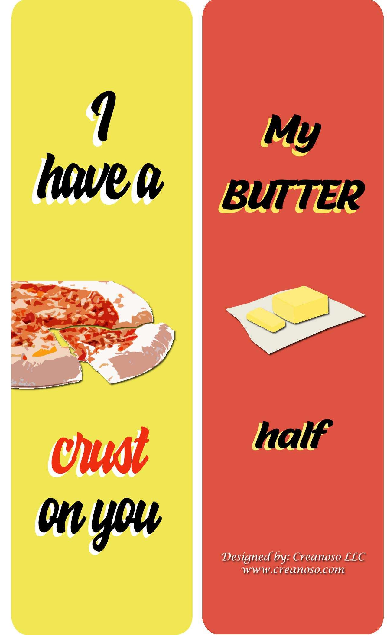 Creanoso Love Puns Bookmarks (30-Pack) – Stocking Stuffers Gift for Men, Women, Adult, Teens, Boys & Girls – Party Favors Supplies – Rewards Gifts – Premium Gift Set – Corporate Giveaways 4