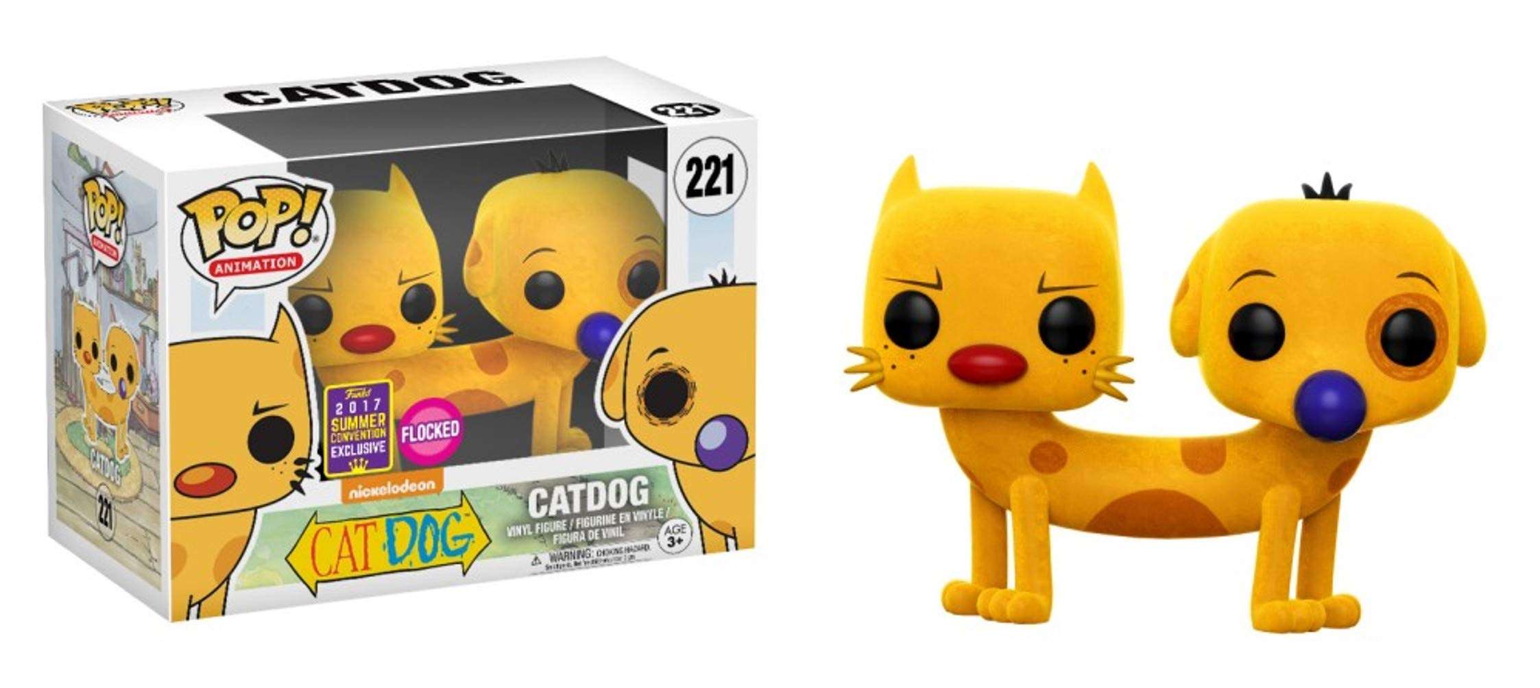 POP Funko Vinyl Figure 221 Flocked Catdog SDCC Summer Convention Exclusives, 15102 1