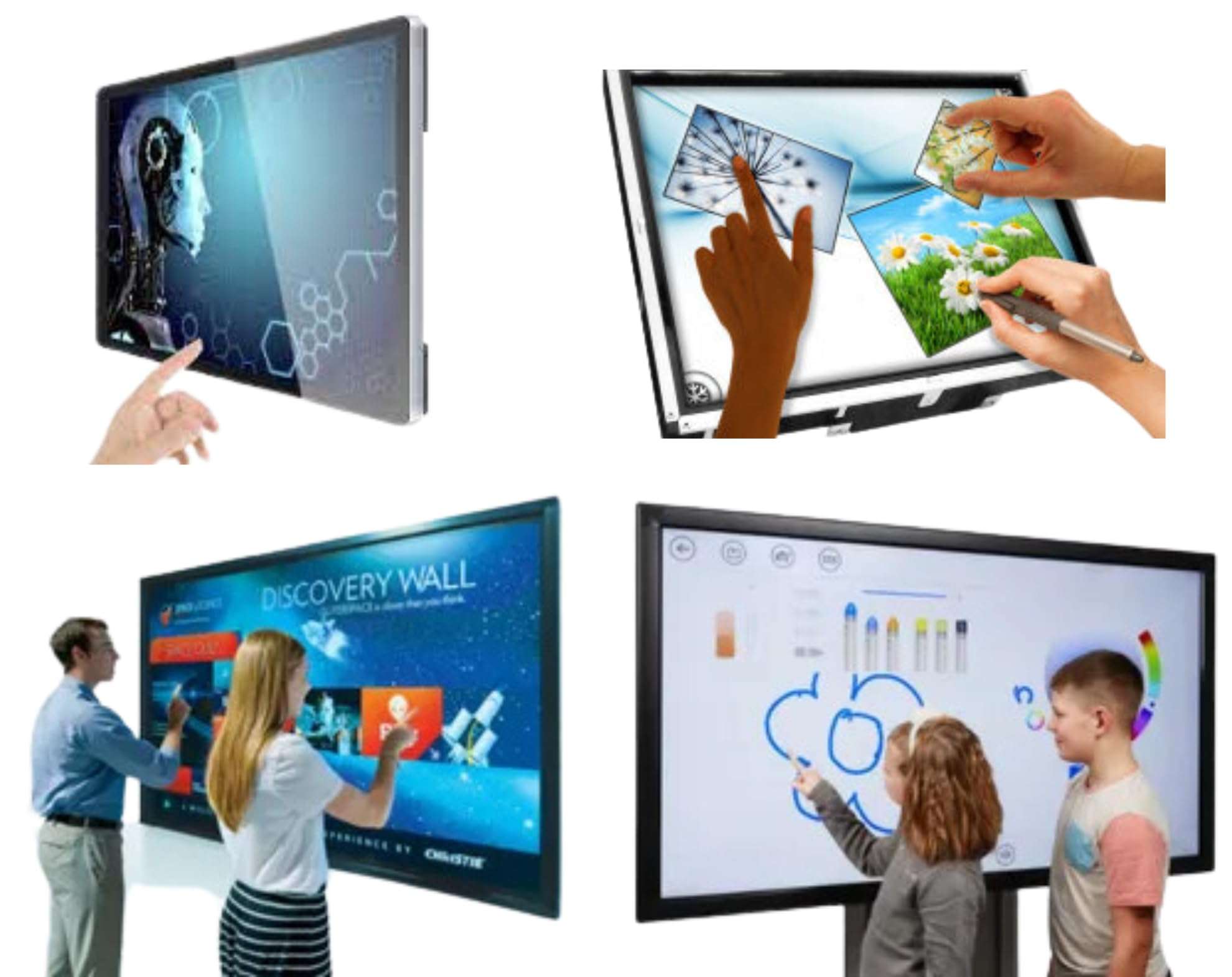 TONZO� Omega 86" Interactive Flat Panel Android 11.0, Ultra HD (4K)| Multitouch Screen| 4 GB RAM| 32 GB ROM| 15W-2 Speaker| Panel with USB, VGA, Display Ports| Best for School & Offices 6