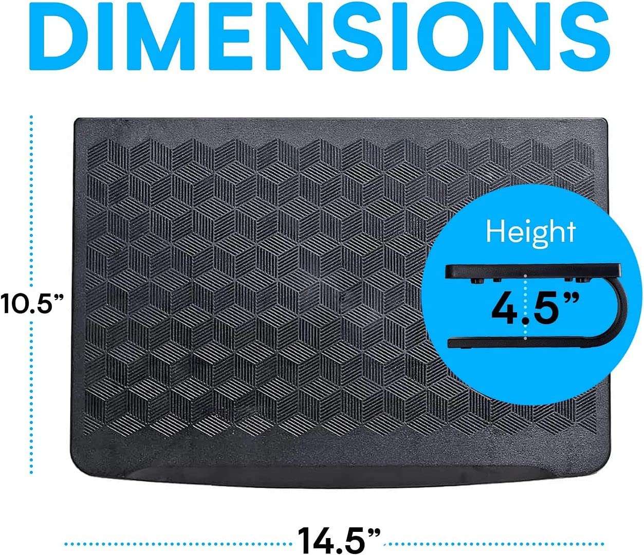 2Halter Monitor Stand Riser, Computer Desk Organizer and Cable Management, for Laptop, TV, Printer with Sturdy Metal Legs, 2 Pack, Black 4