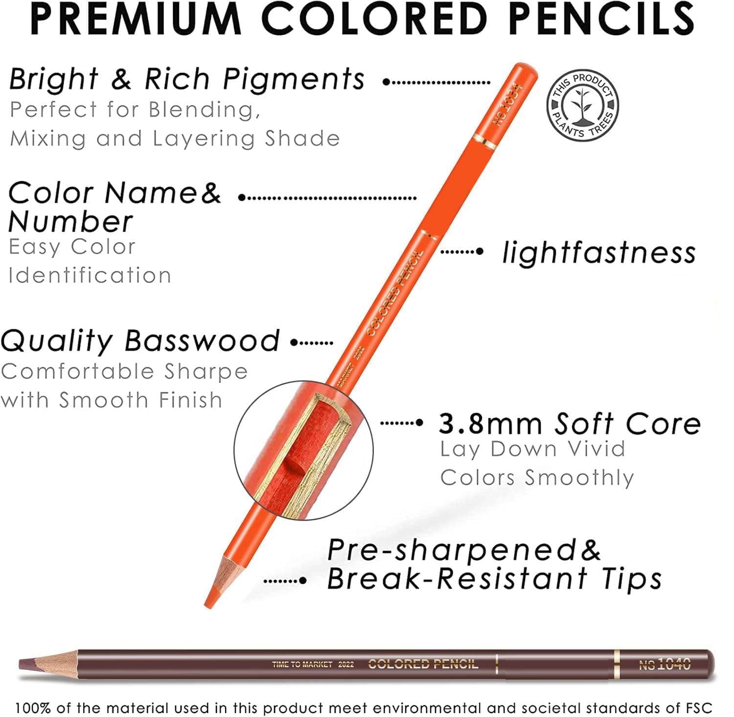 SAMVARDHAN Pack of 24 Oil Colour Pencils Set - Bright and Strong Color for Artists, Non-Toxic Colouring Set, Safe Pencils for Children, Artist Colour Drawing, Sketching, Shading 4