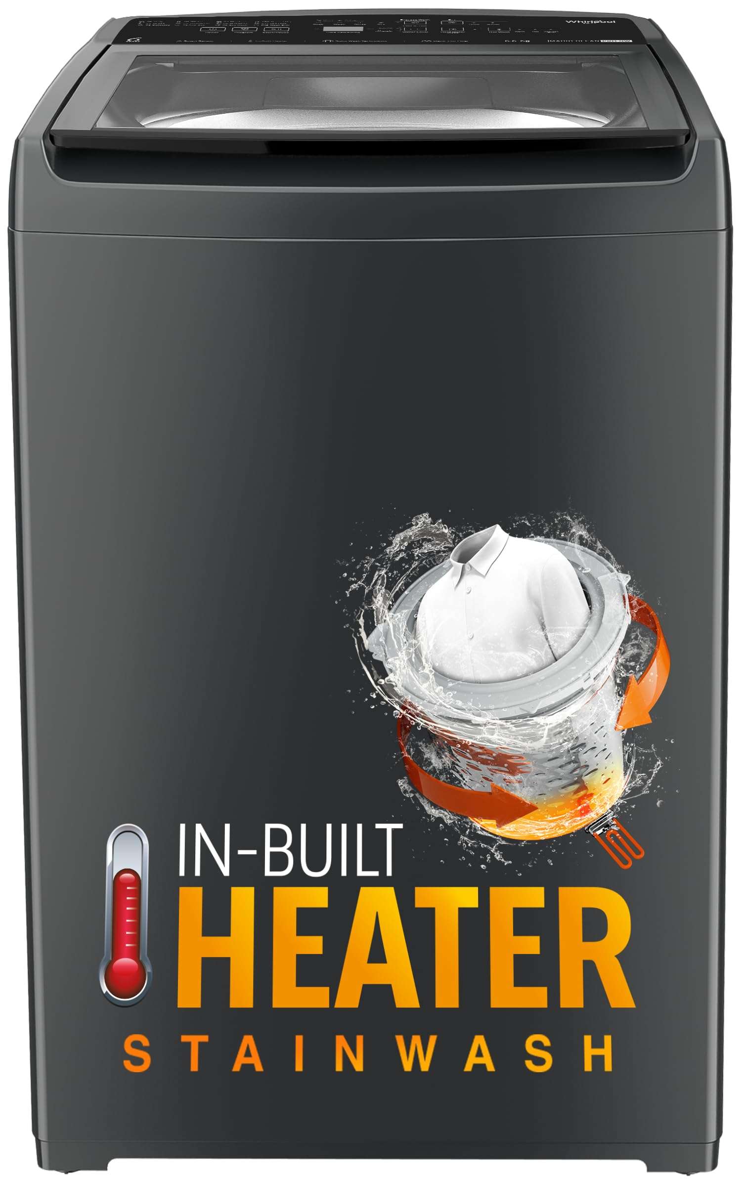 Whirlpool 8 Kg 5 MAGIC CLEAN PRO SW H Fully Automatic Top Load Washing Machine (MAGIC CLEAN PRO SW H KG GREY 10YMW with In-Built Heater) 1