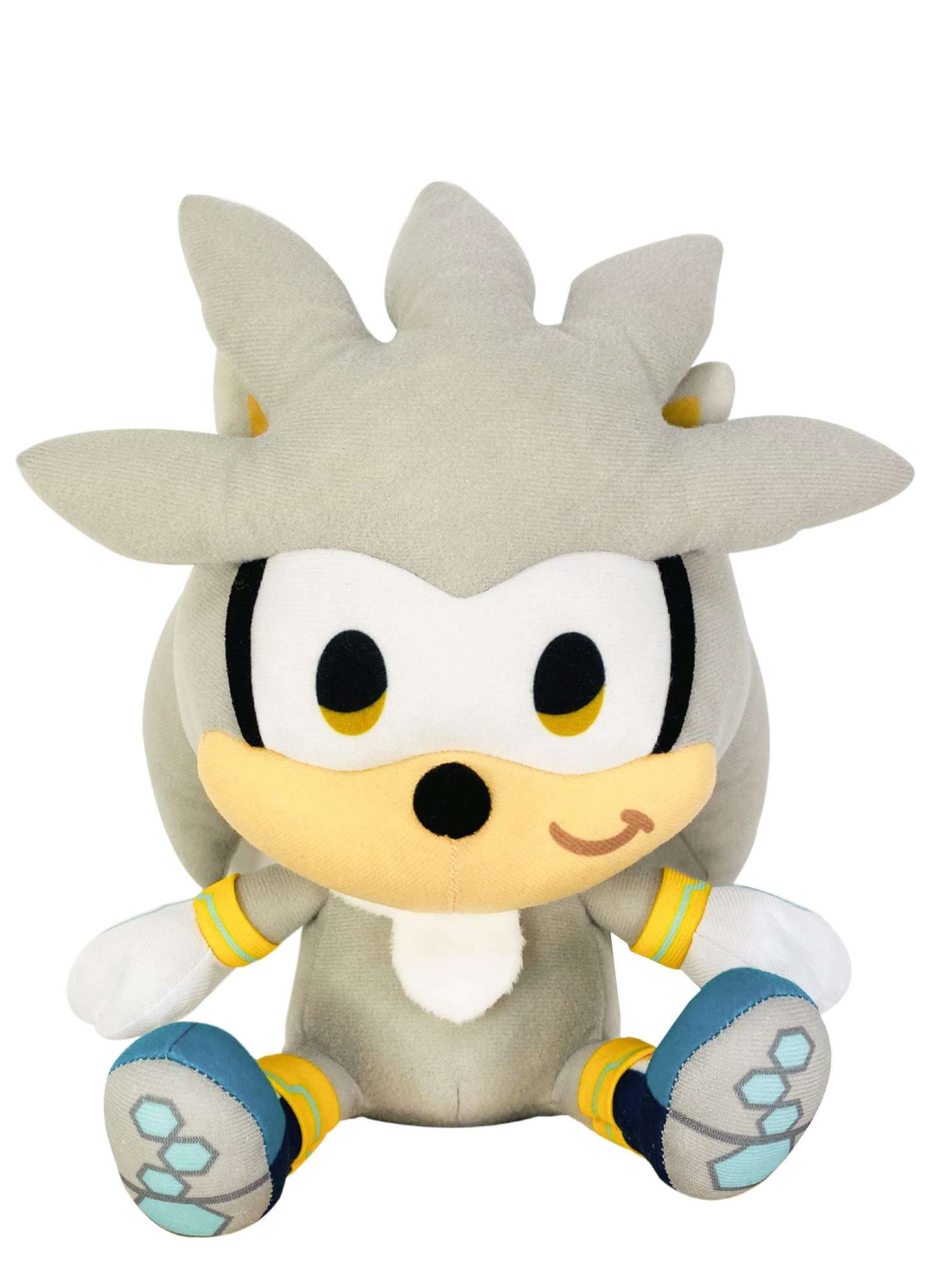 Great Eastern Entertainment Sonic The Hedgehog- SD Silver Sitting Plush 7" H 1