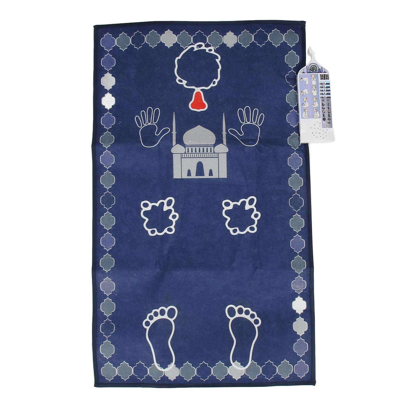 Septpenta Smart Intelligent Muslim Prayer Rug, Electronic Islamic Prayer Carpet Mat, Foldable and Portable for a Fun and Enjoyable Way to Pray Muslim Prayers(23.6 X 39.4in) 1