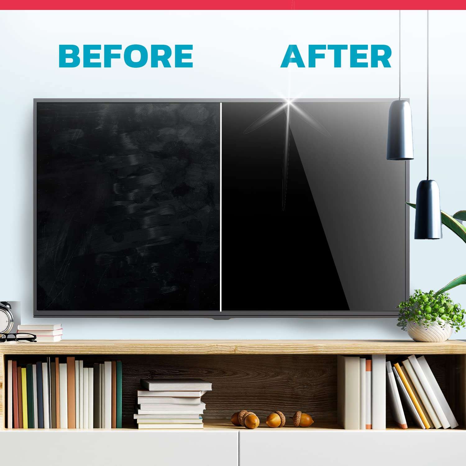 Screen Cleaner Spray, Streaks Free, TV Screen Cleaner, Computer Screen Cleaner, for MacBook, Laptop, iPad, Phone, Car Screen Cleaner, Smart TV, Monitors, Computer Cleaner | XL Microfiber Cloth 3