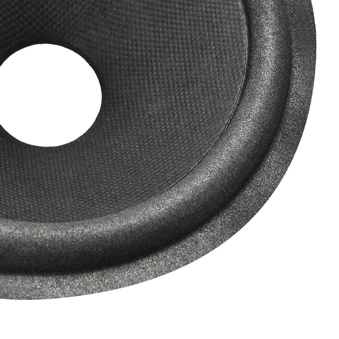 uxcell 5" Paper Speaker Cone Subwoofer Cones Drum Paper 1" Voice Coil Diameter with Foam Surround Black 4