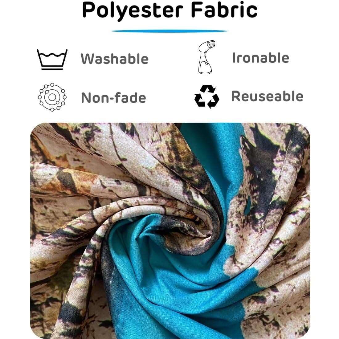 CORFOTO Foggy Forest White Birch Trees Backdrop Fabric 17x10ft Dark Spooky Grass Autumn Nature Scene Background for Fall Scenery Birthday Party Decorations Halloween Themed Photoshoot Props 6