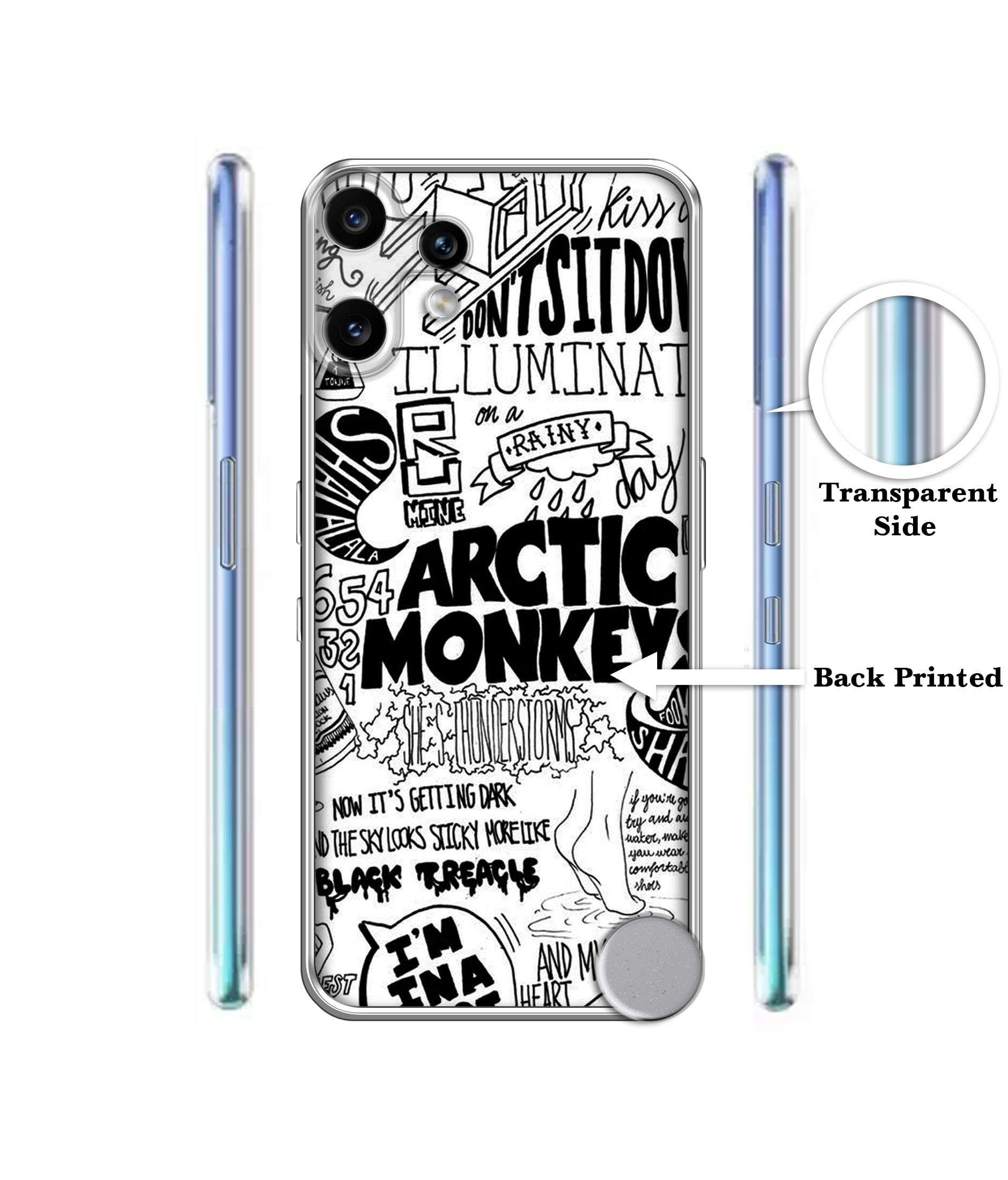 Casotec Arctic Monkeys Pattern Design Printed Silicon Soft TPU Back Case Cover for CMF by Nothing Phone 2 Pro 5G 3