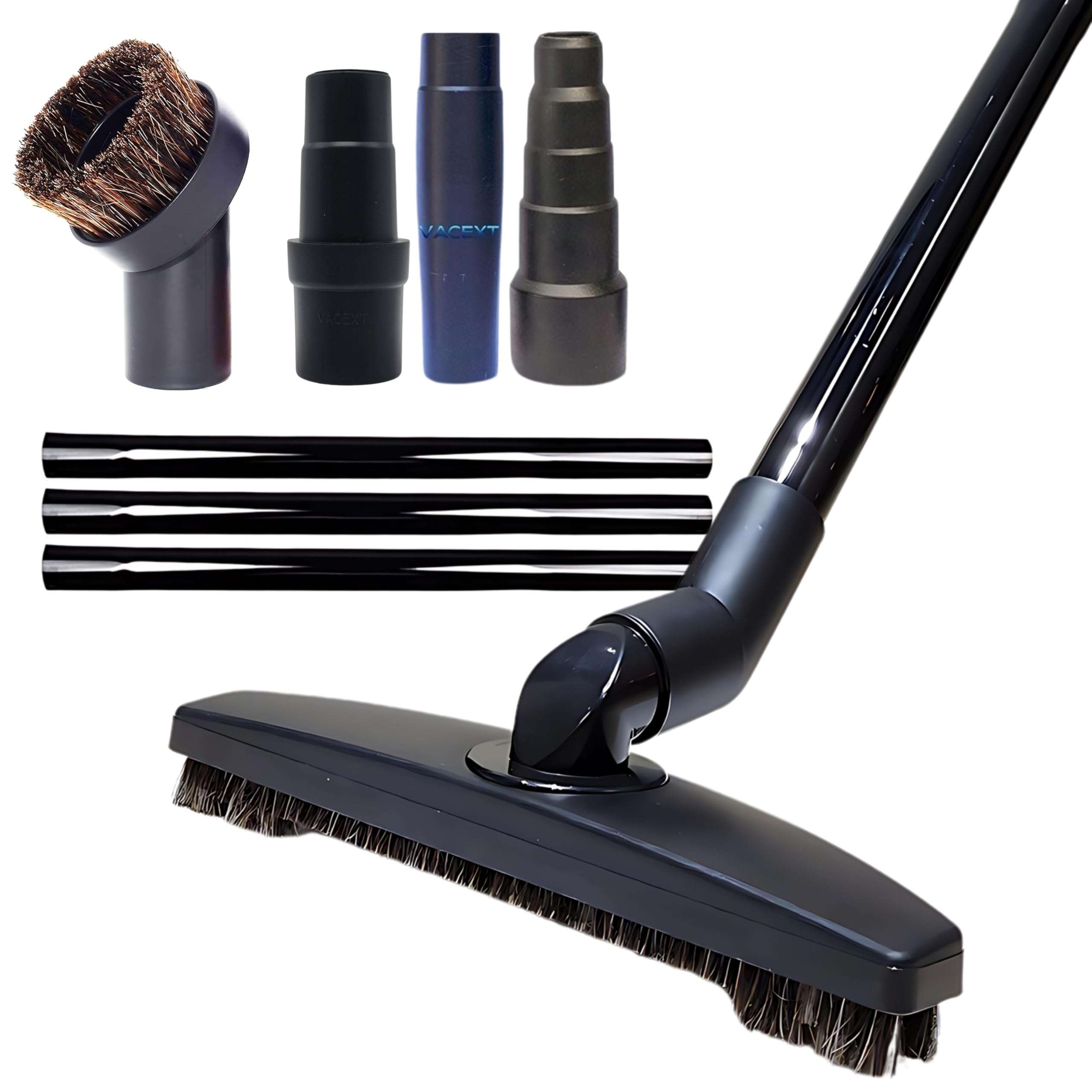 for Shark Navigator NV360 NV356E NV352 NV350 NV355 Vacuum: Hardwood Floor Brush Head, Horsehair Dust Brush Attachment plus Vacuum Extension Wands (for Shark Navigator NV360 NV356E NV352 NV350 NV355)
