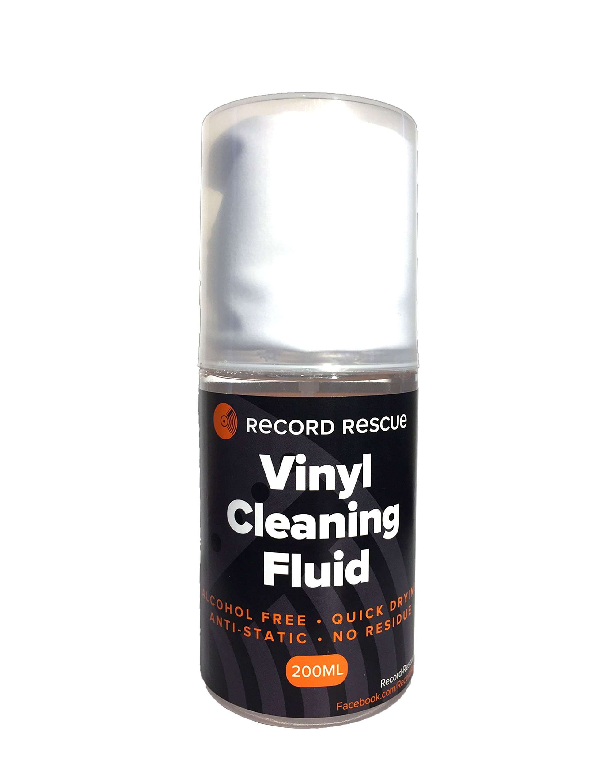 Vinyl Cleaning Fluid & Microfiber Towel - Record Washing Solution (200ml Spray Bottle) | Record Rescue 1