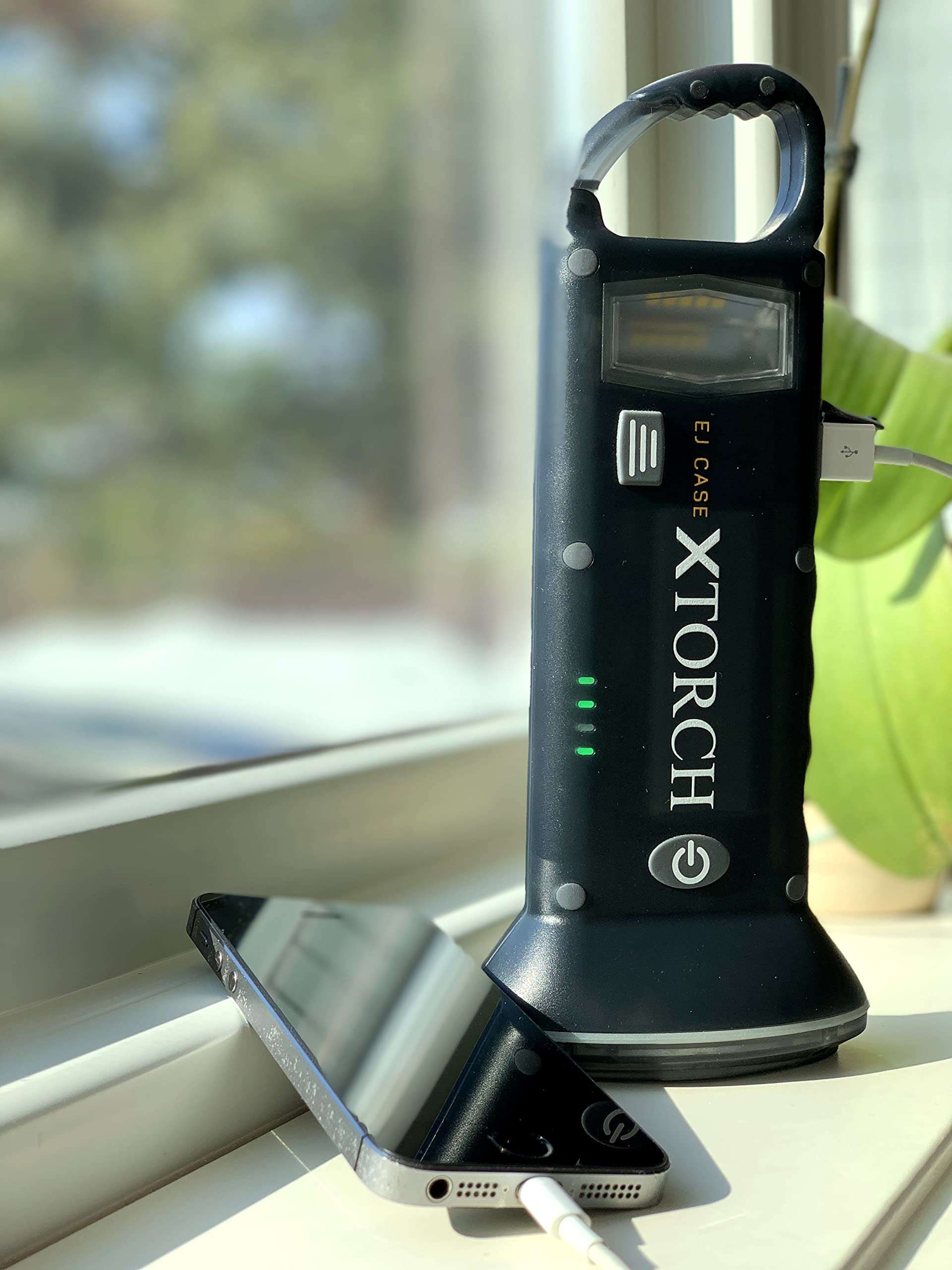 XTorch Led Rechargeable Flashlight, Portable Solar Charger - Camping Lantern Flashlight, Solar Lantern for Power Outages - Hiking Accessories, Emergency Flashlight 4