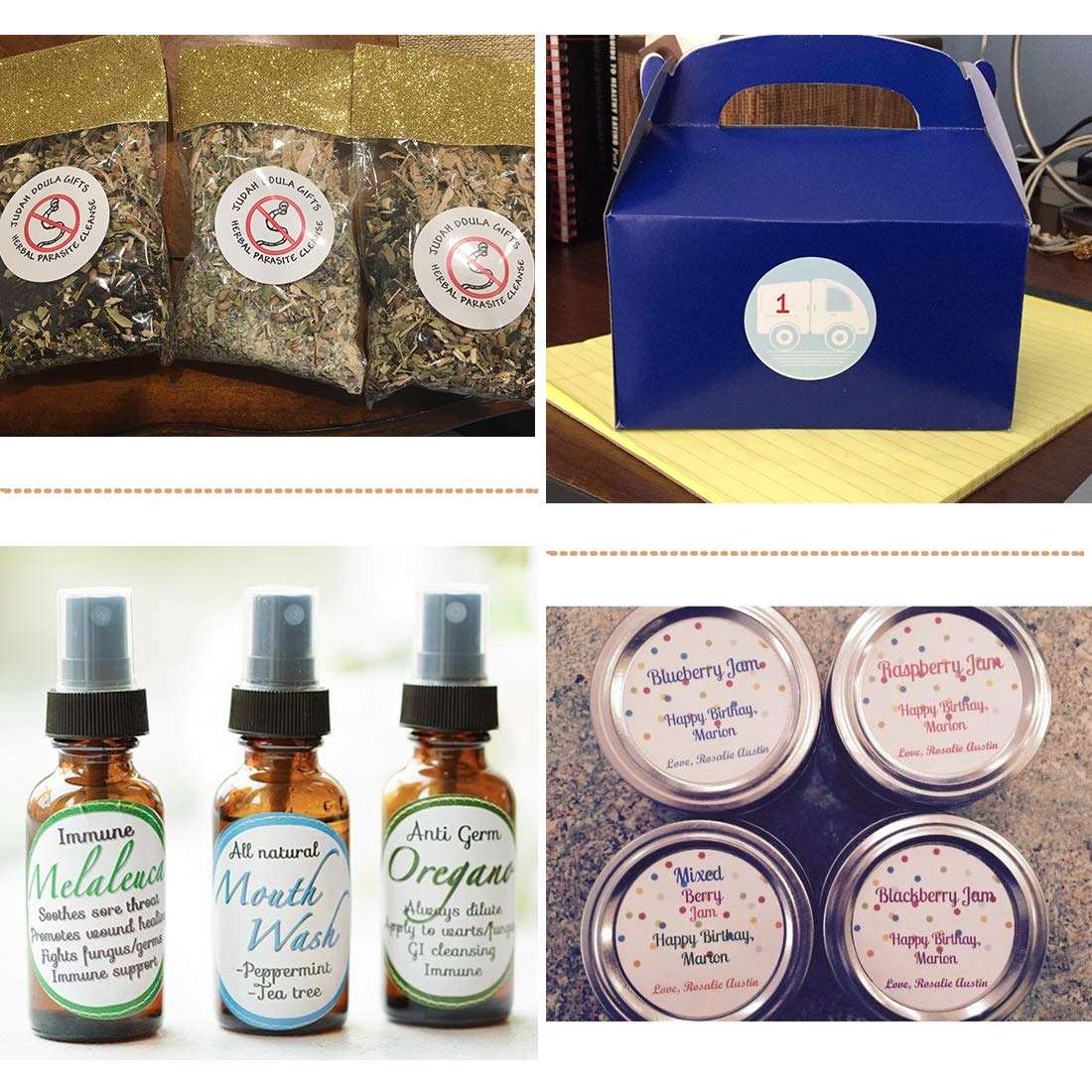 Mr-Label 2" Round White Sticker Label - Waterproof and Tear-Resistant - for Inkjet & Laser Printer - for Food Package | Bottle | Jar | Envelope (50 Sheets Total 600 Labels) 4